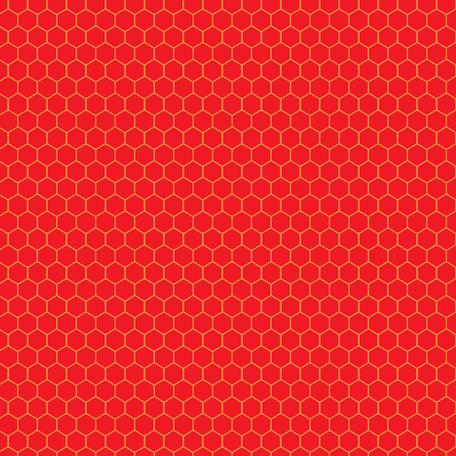 Rød honningkagemønster med hexagoner - æstetisk billede Wallpapers