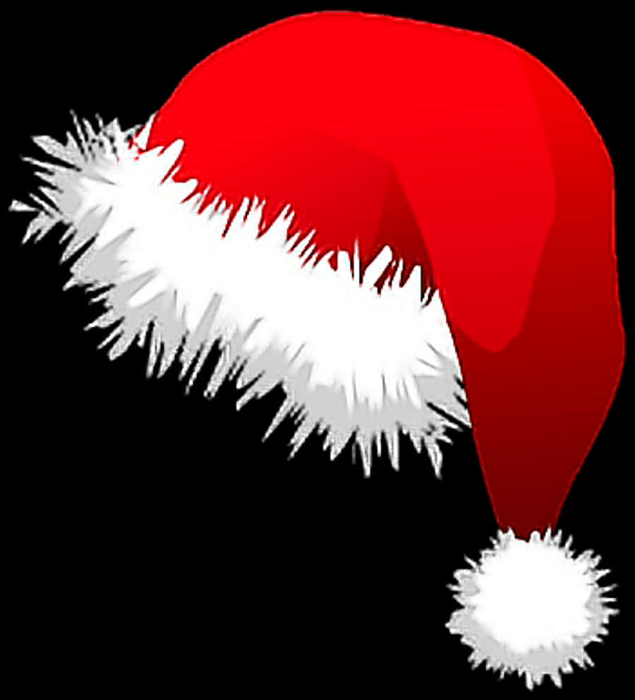 Rød julemandshue med gennemsigtig baggrund.PNG Wallpapers