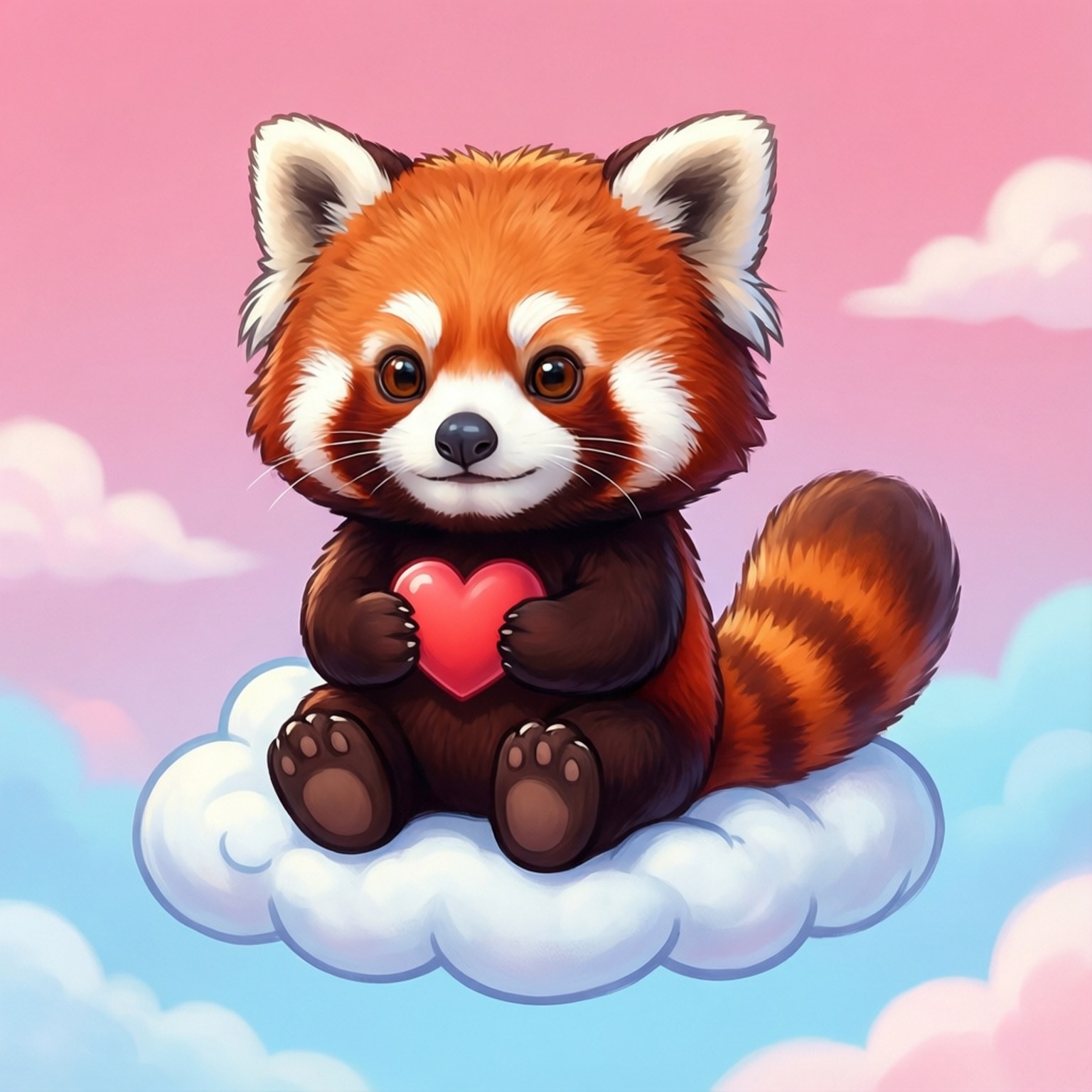Rød Panda Chibi Wallpapers
