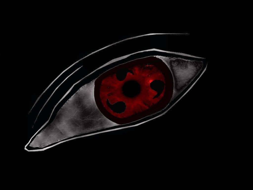 Rød Sharingan-øje tegning Wallpapers