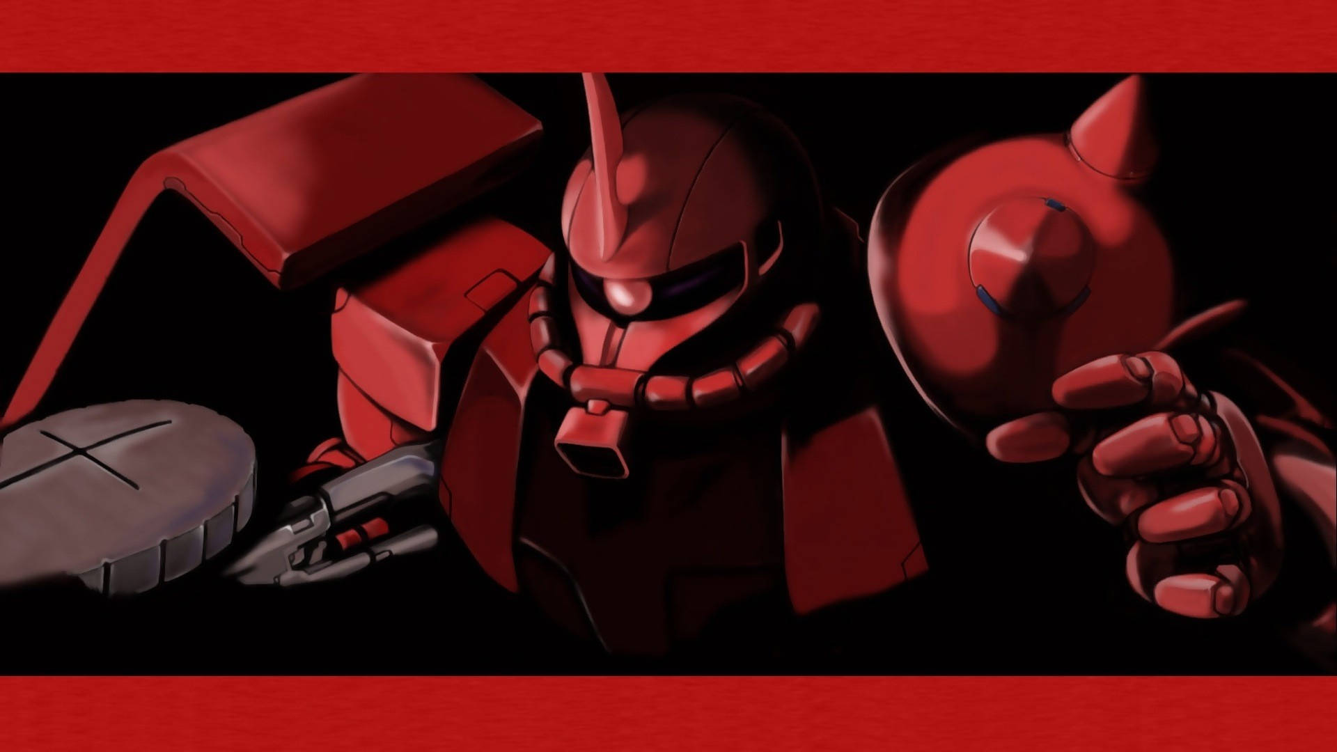 Rød æstetik af Mobile Suit Gundam Wallpapers