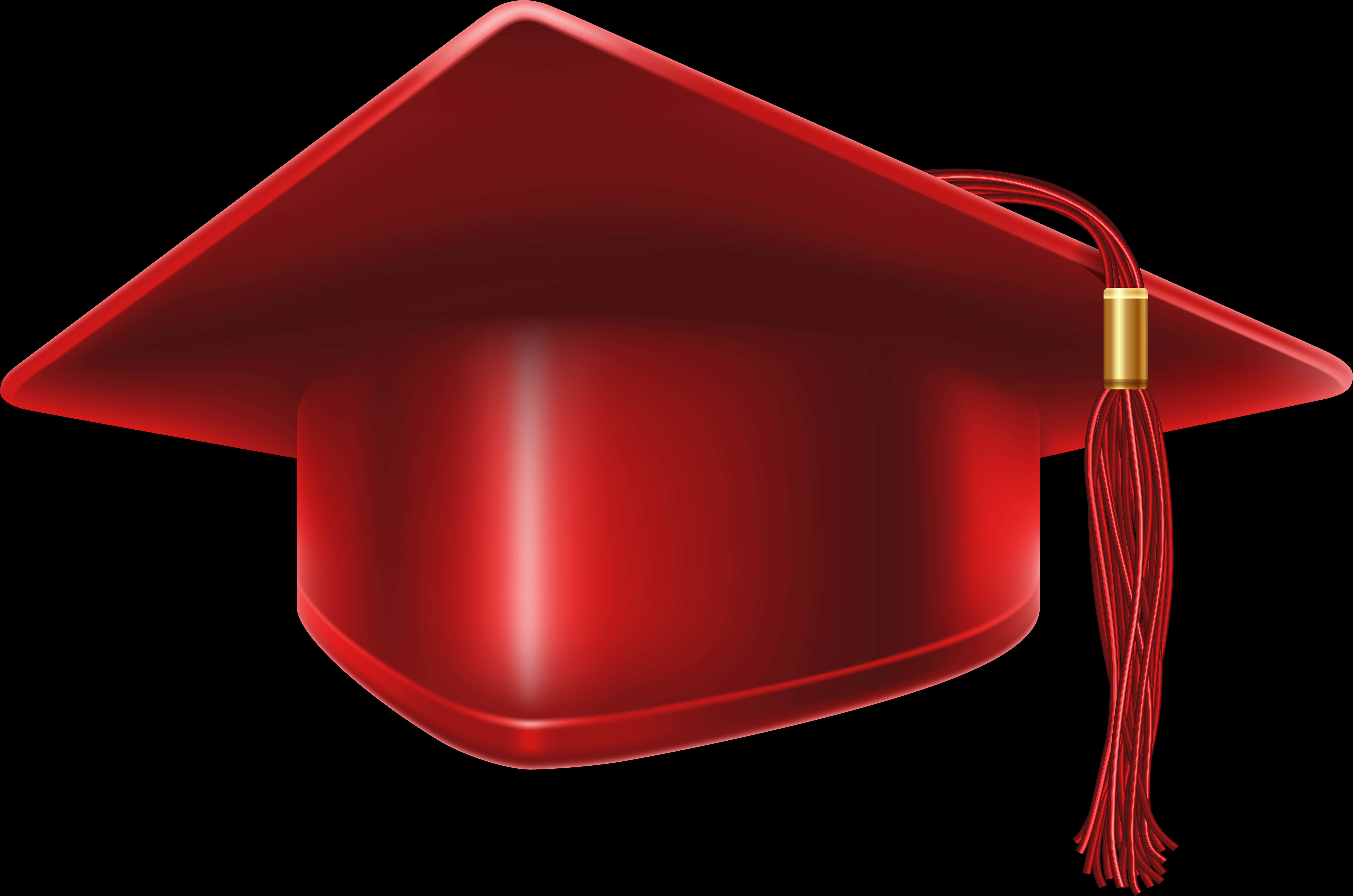 Rød studenterhue isoleret Wallpapers