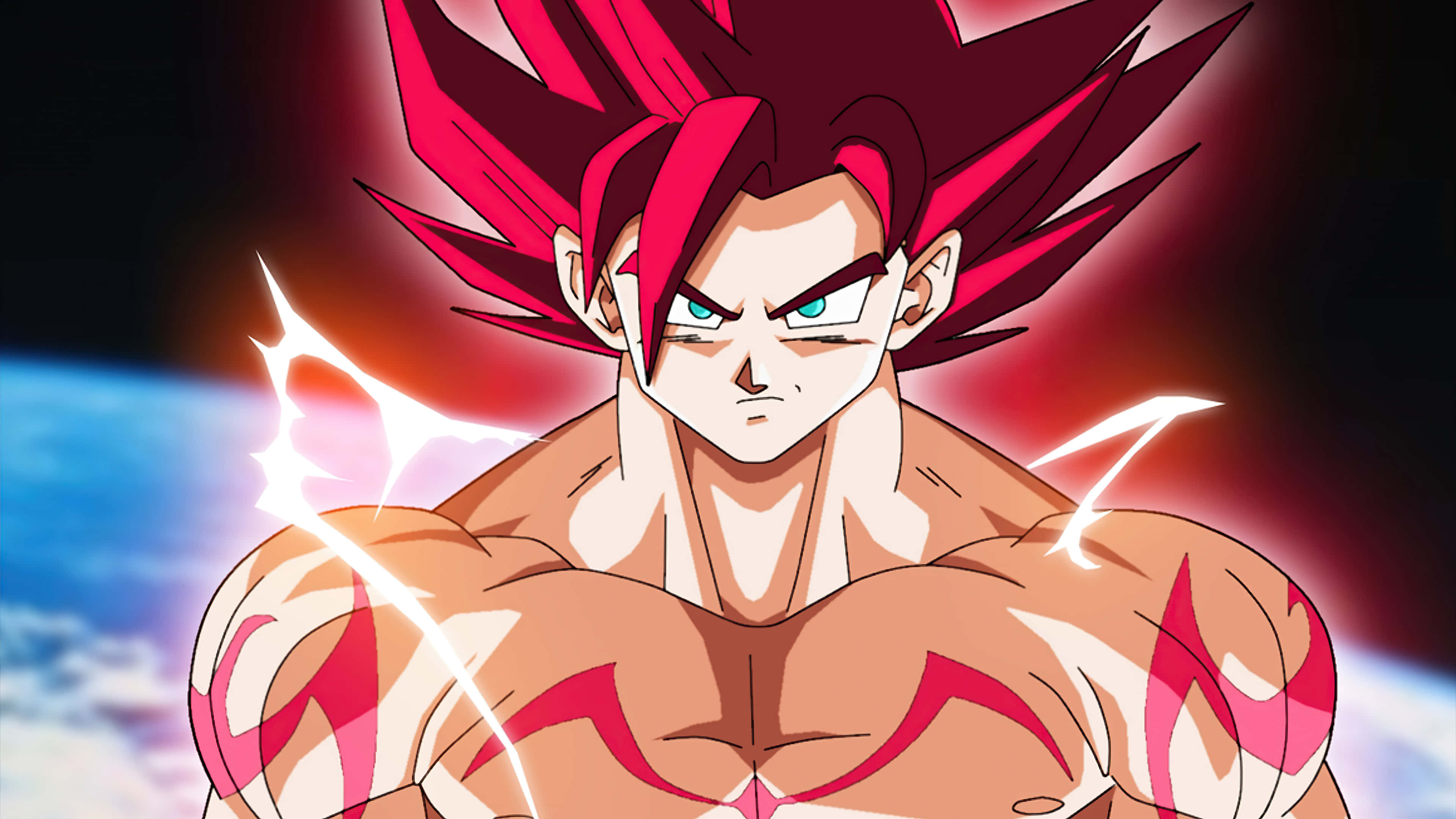 Rødhåret Goku Dragon Ball Super Billede Wallpapers