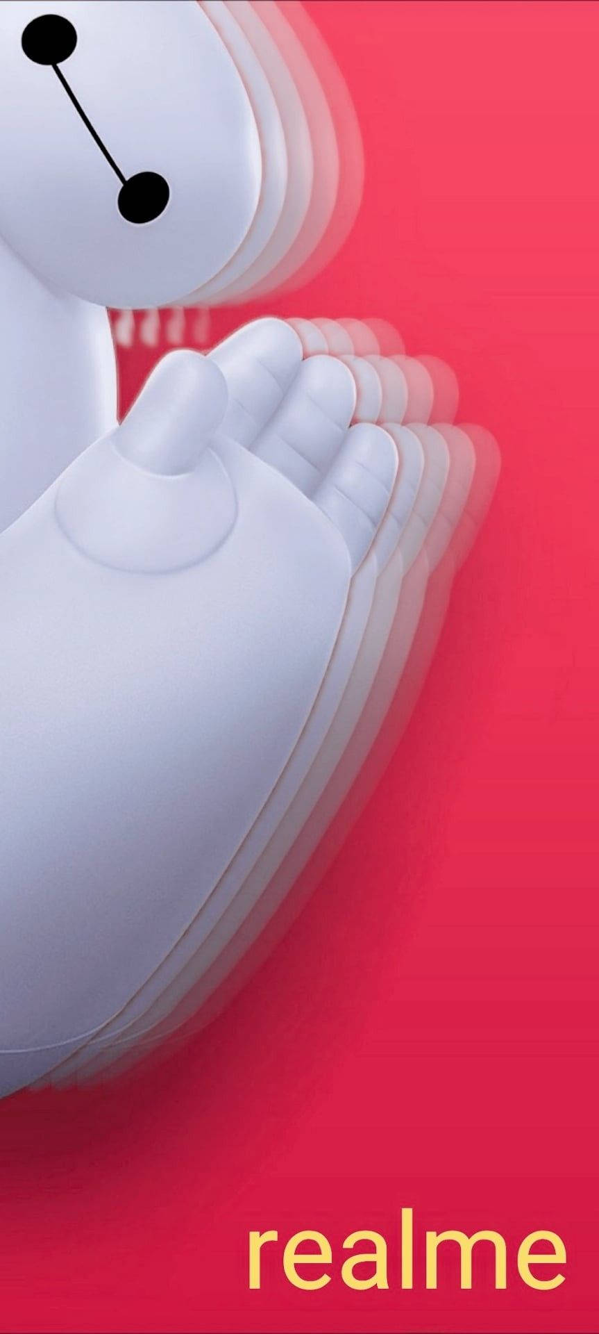 Realme 6 Punch Hole Baymax vinker Wallpapers
