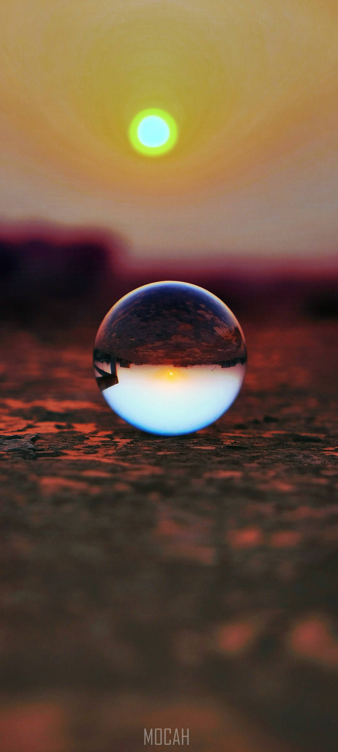 Realme 7 Vanddråbe Refleksion Wallpapers