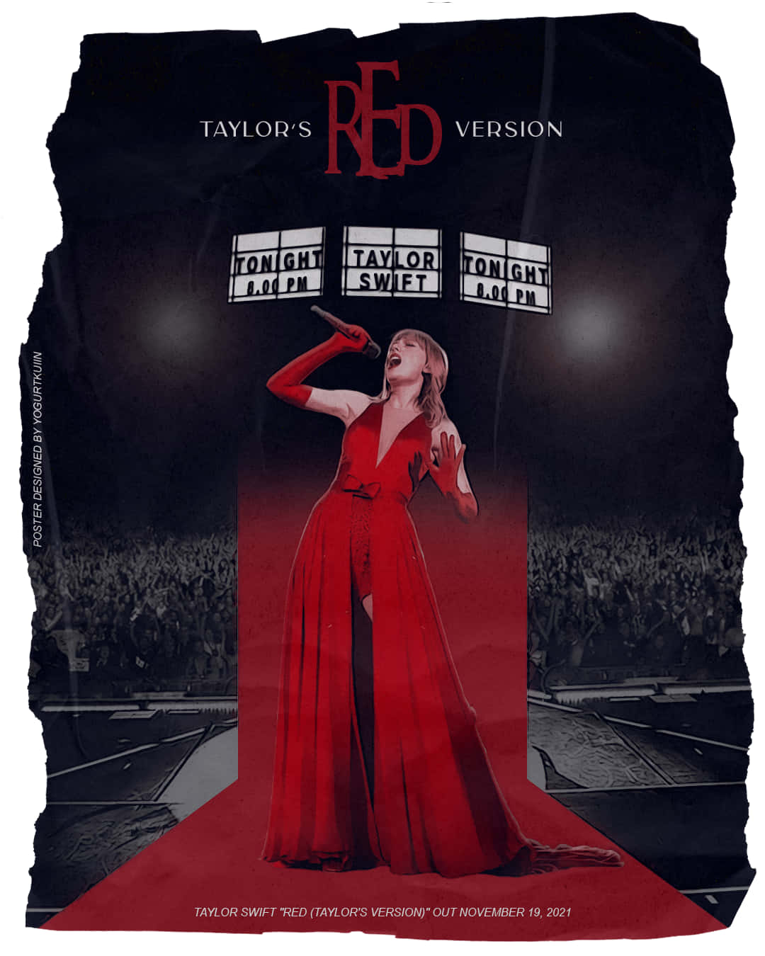 Red Taylors Version Performance Plakat Wallpapers