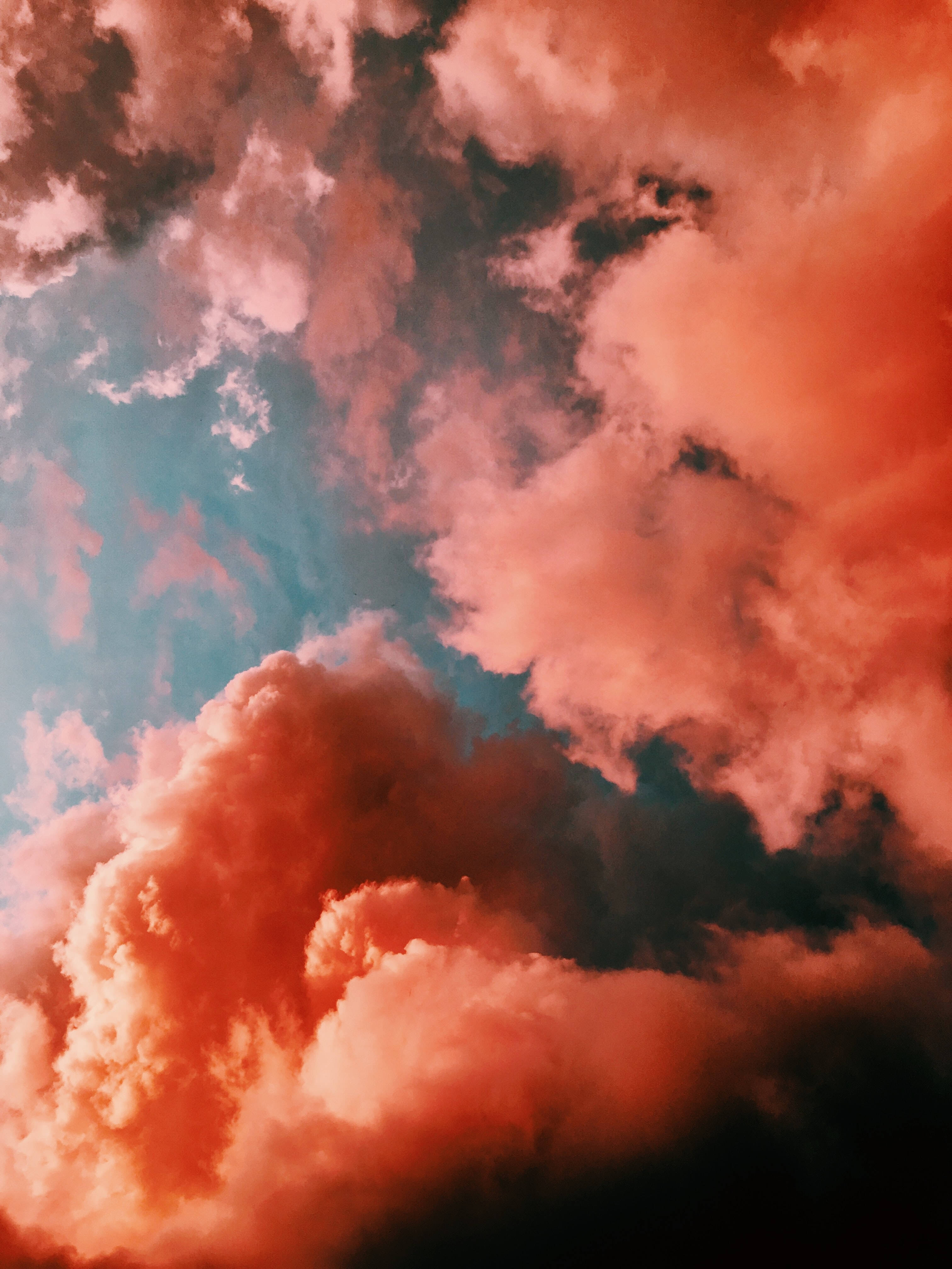 Redmi 4K Orange Skyer Wallpapers