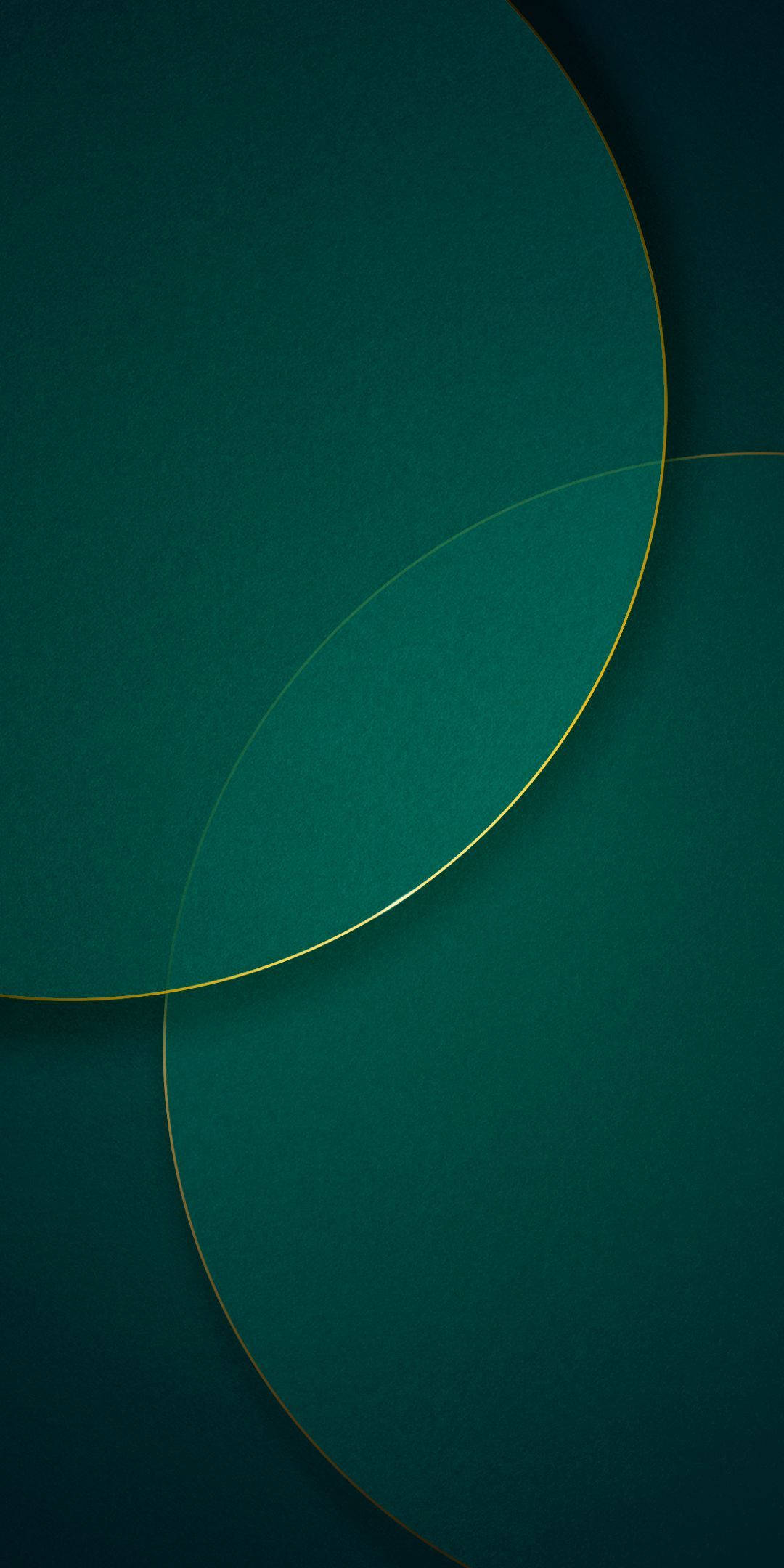 Redmi 9 Mørkegrønne Cirkellinjer Wallpapers