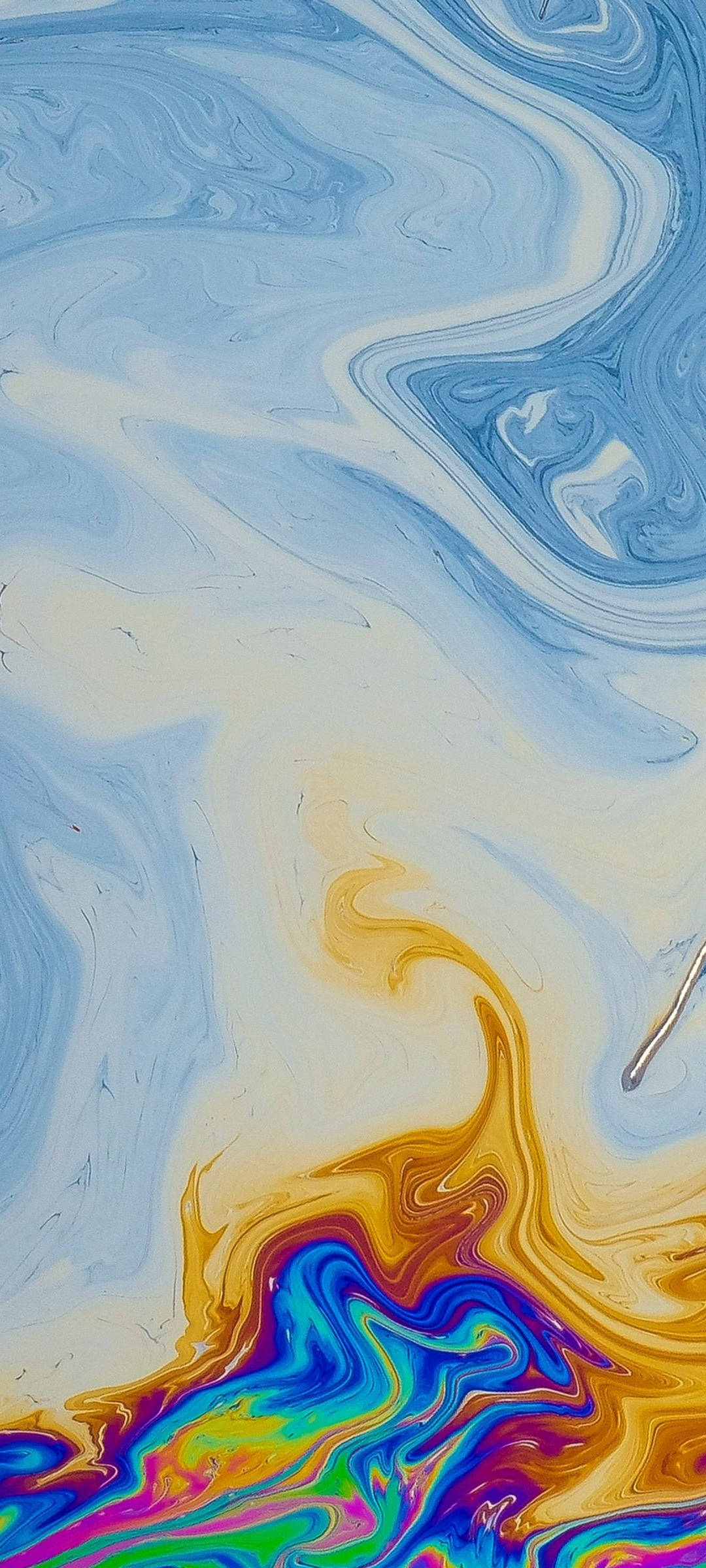 Redmi Note 10 Farverig olie på vand Wallpapers