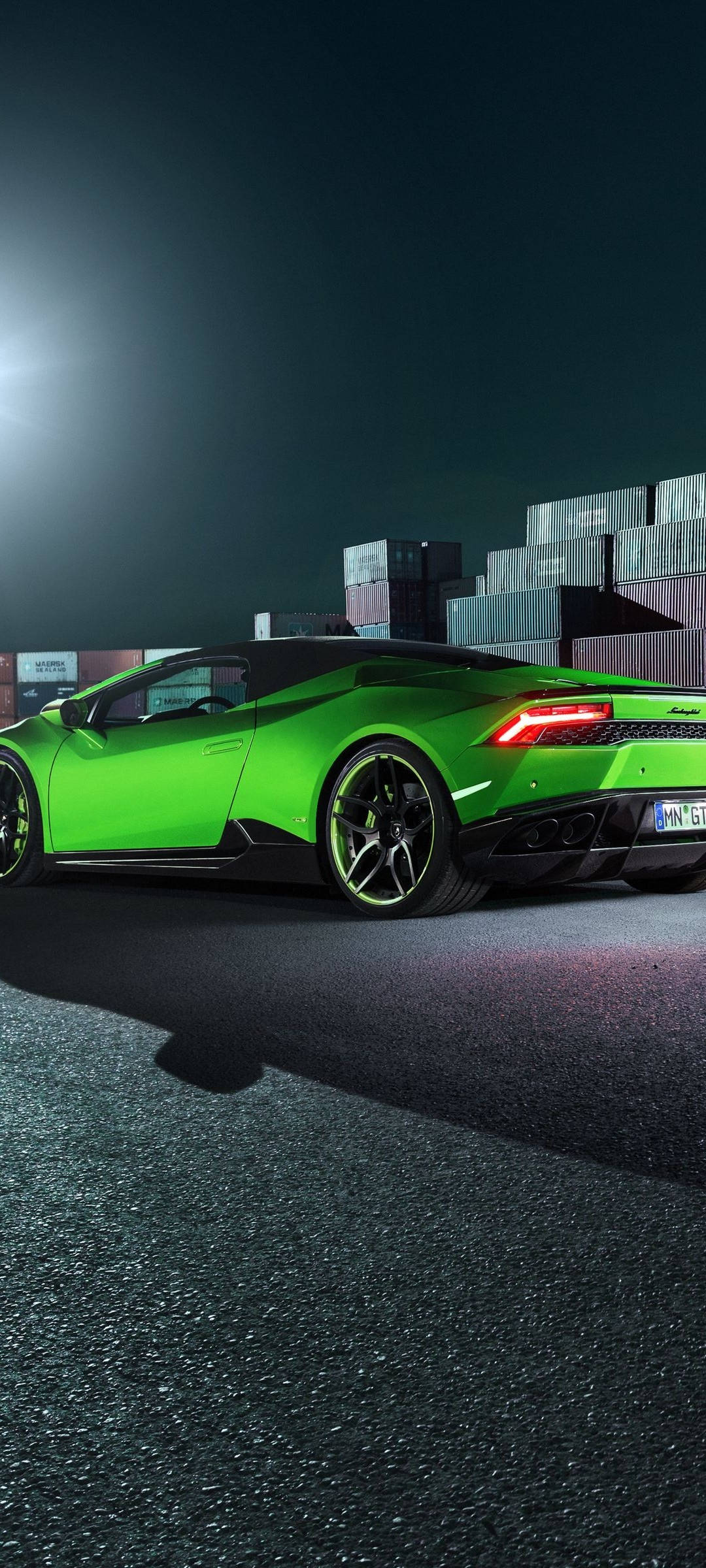 Redmi Note 10 Grøn Lamborghini Huracán Wallpapers