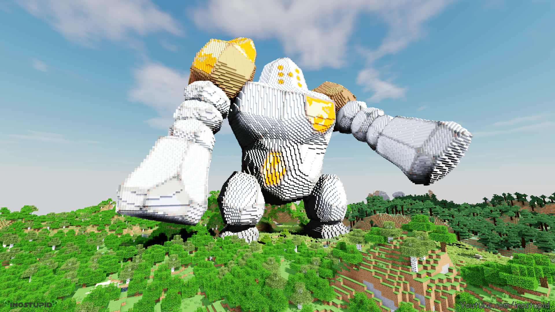 Regirock lavet i Minecraft Wallpapers