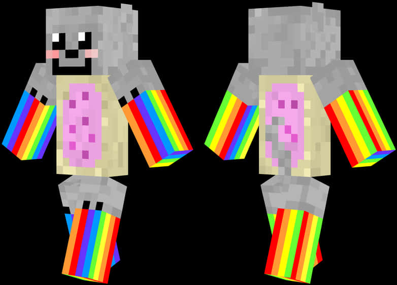 Regnbuearmet Minecraft Skin Wallpapers
