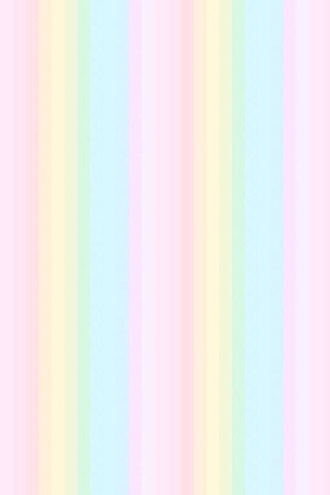 Regnbuestriber i pastelfarver Wallpapers