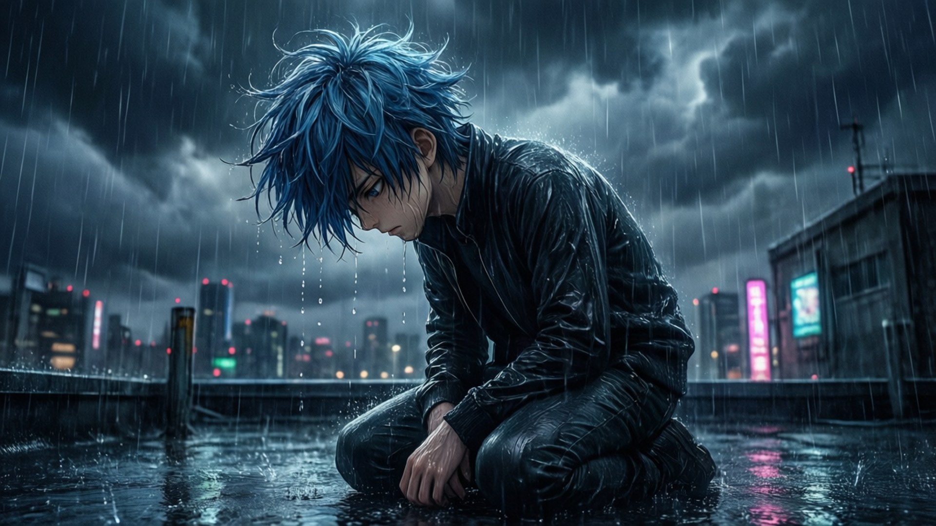 Regnvådt tag Wallpapers