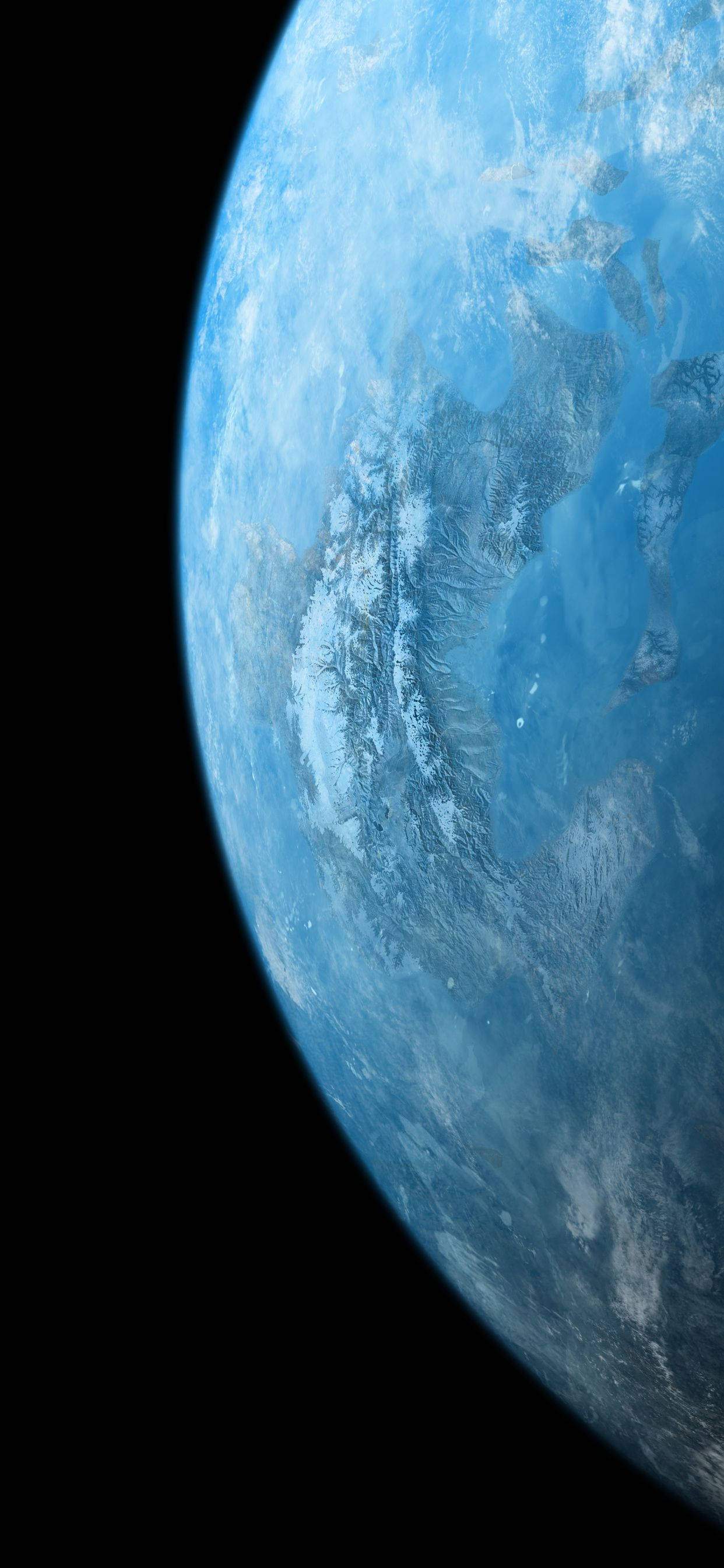 Rejs gennem universet med iPhone Xs Planet Wallpapers