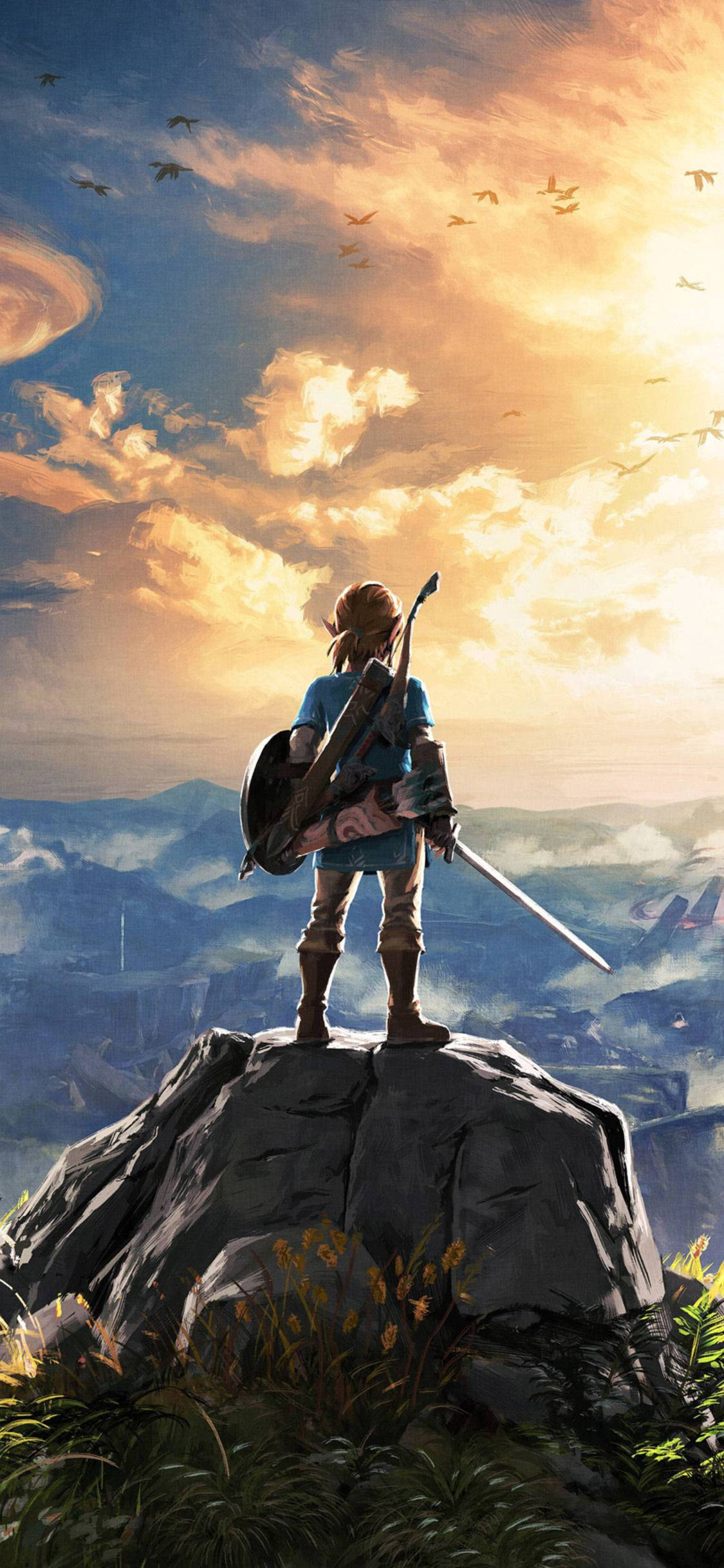 Rejs med Link gennem Hyrule i The Legend of Zelda: Breath of the Wild Wallpapers
