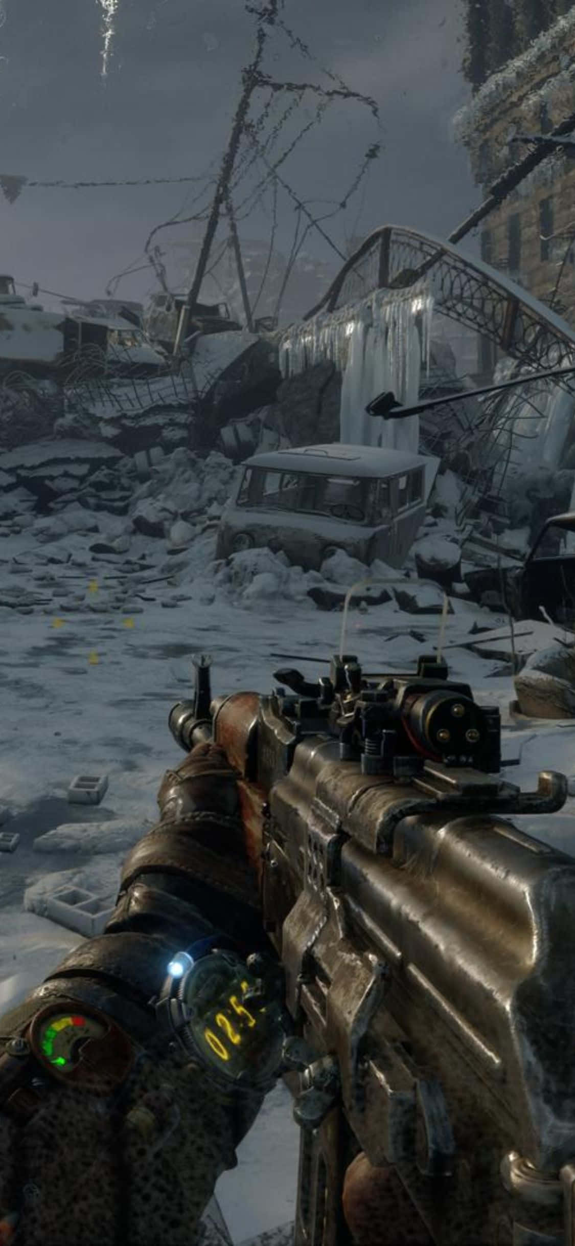 Rejs ned i dybet med iPhone X og Metro Exodus Wallpapers