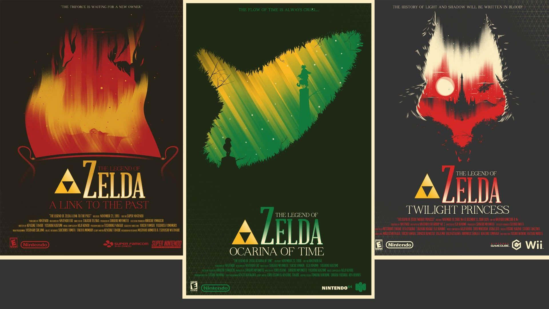 Rejsen ind i en fordybende eventyrverden med The Legend of Zelda: Twilight Princess Wallpapers