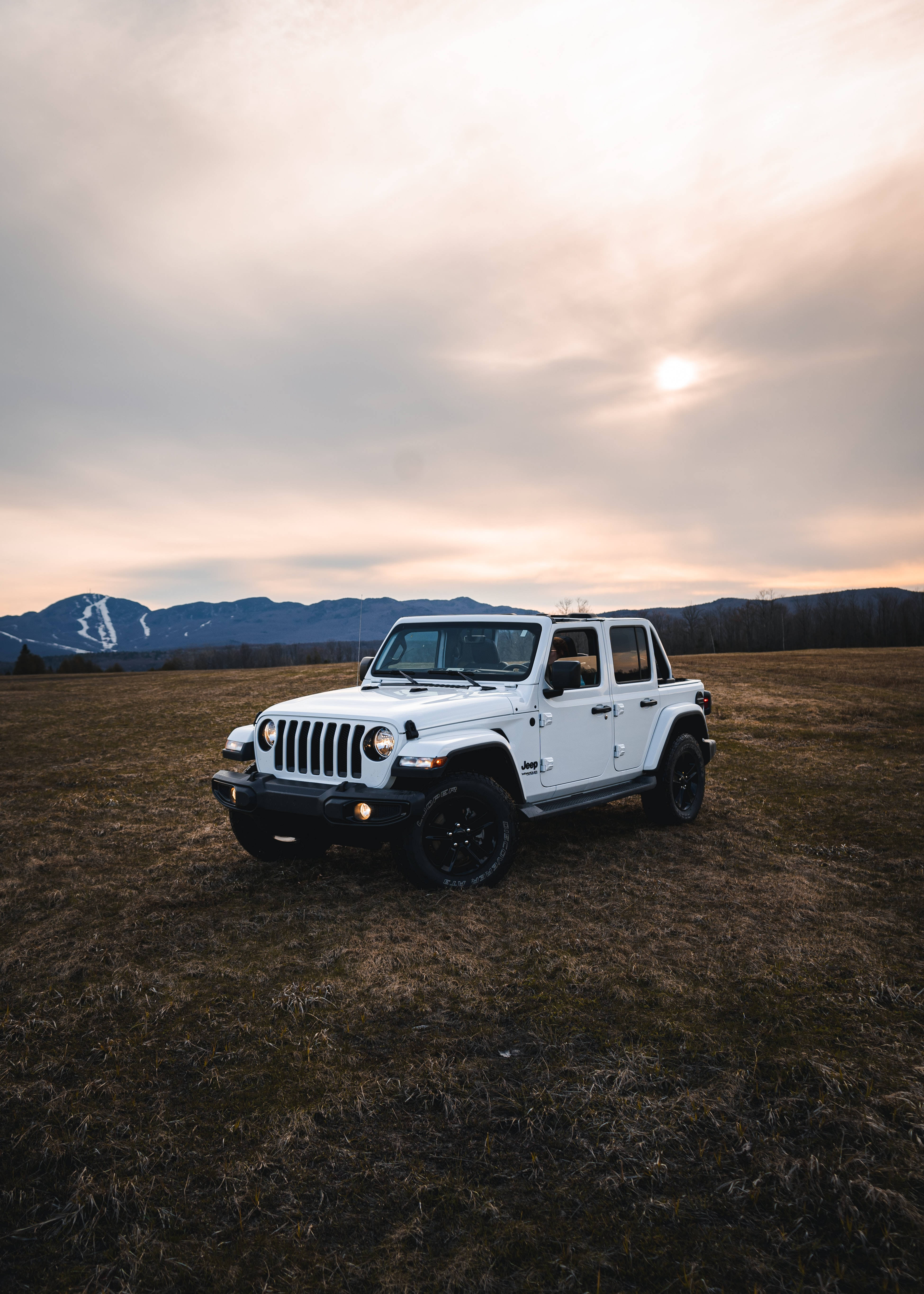 Ren hvid Wrangler Jeep Wallpapers