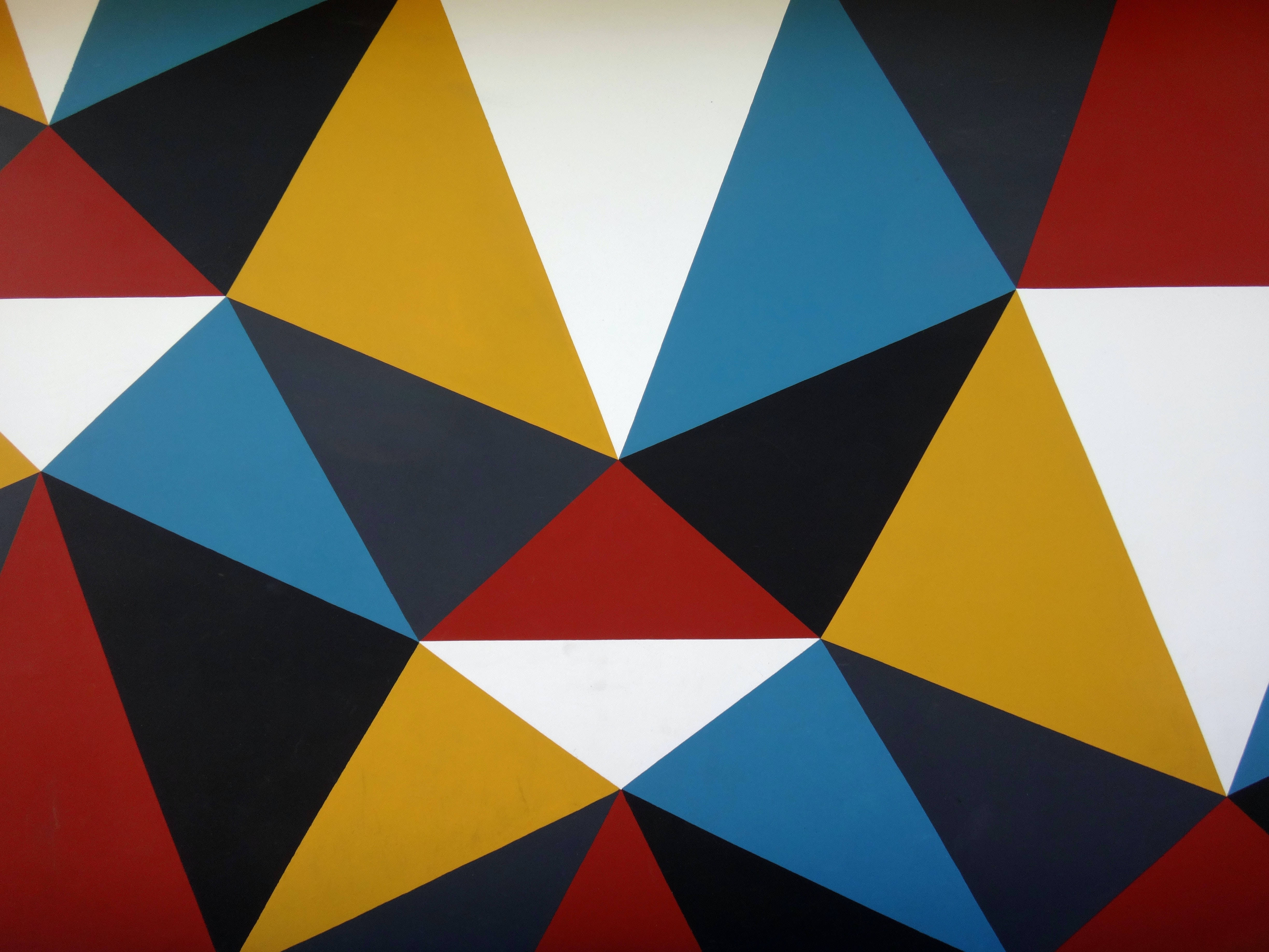 Retro trekant cool mønster Wallpapers