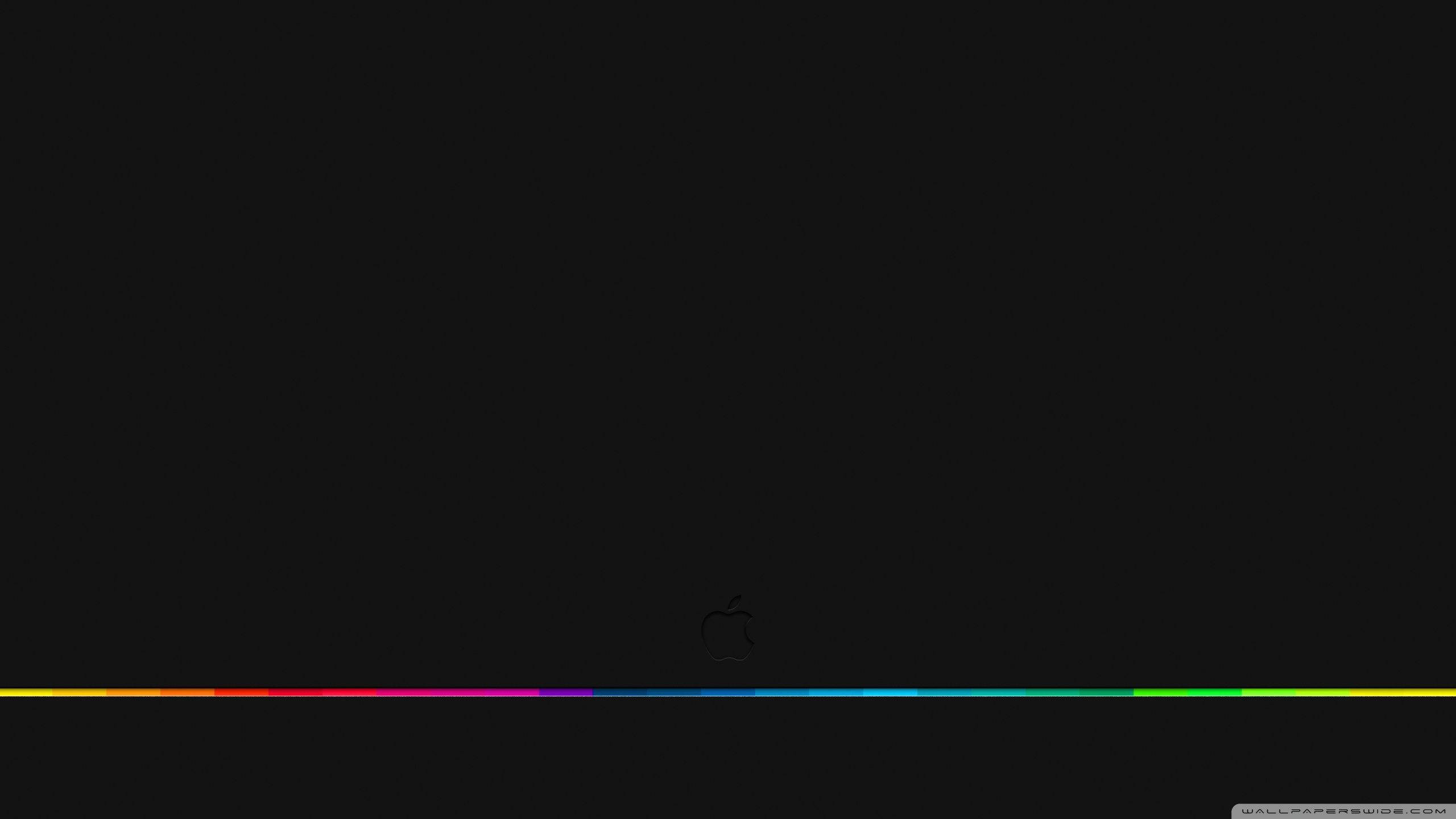RGB 4K Linje Apple Logo Wallpapers