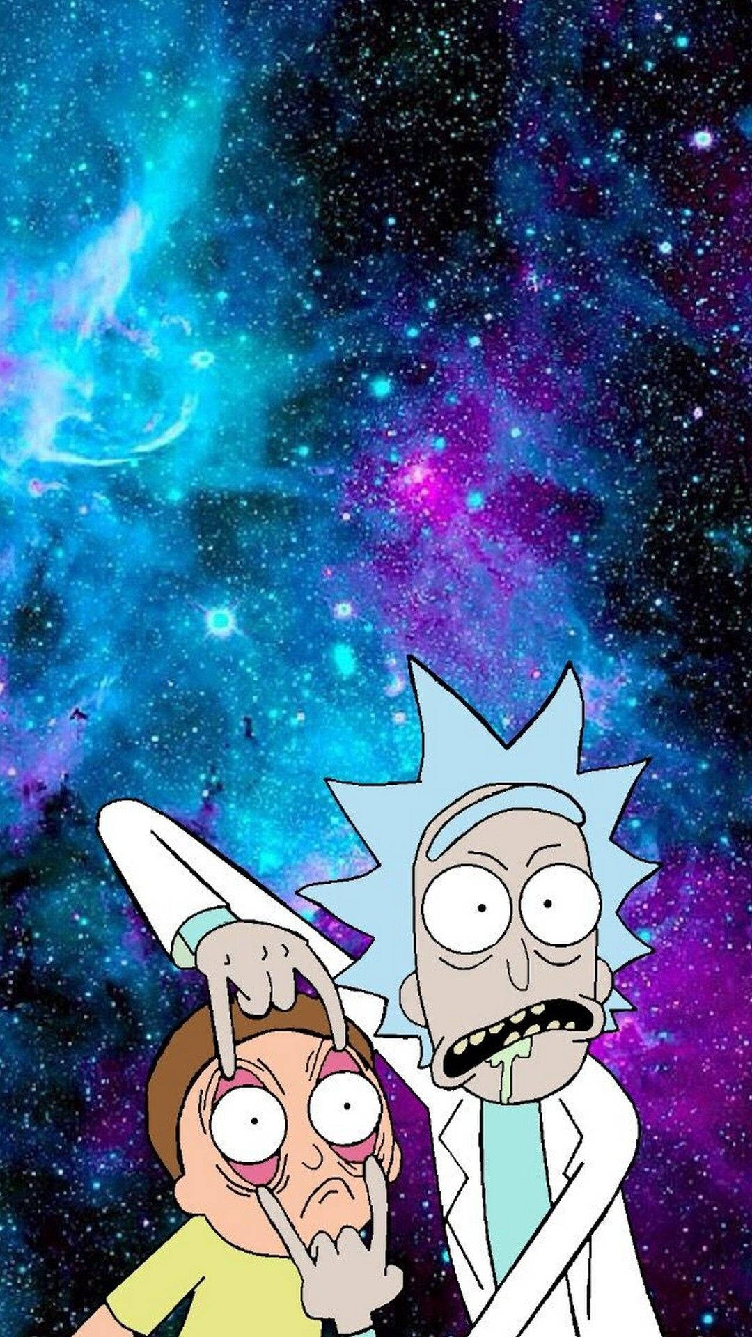 Rick And Morty Telefon Lilla Galakse Wallpapers