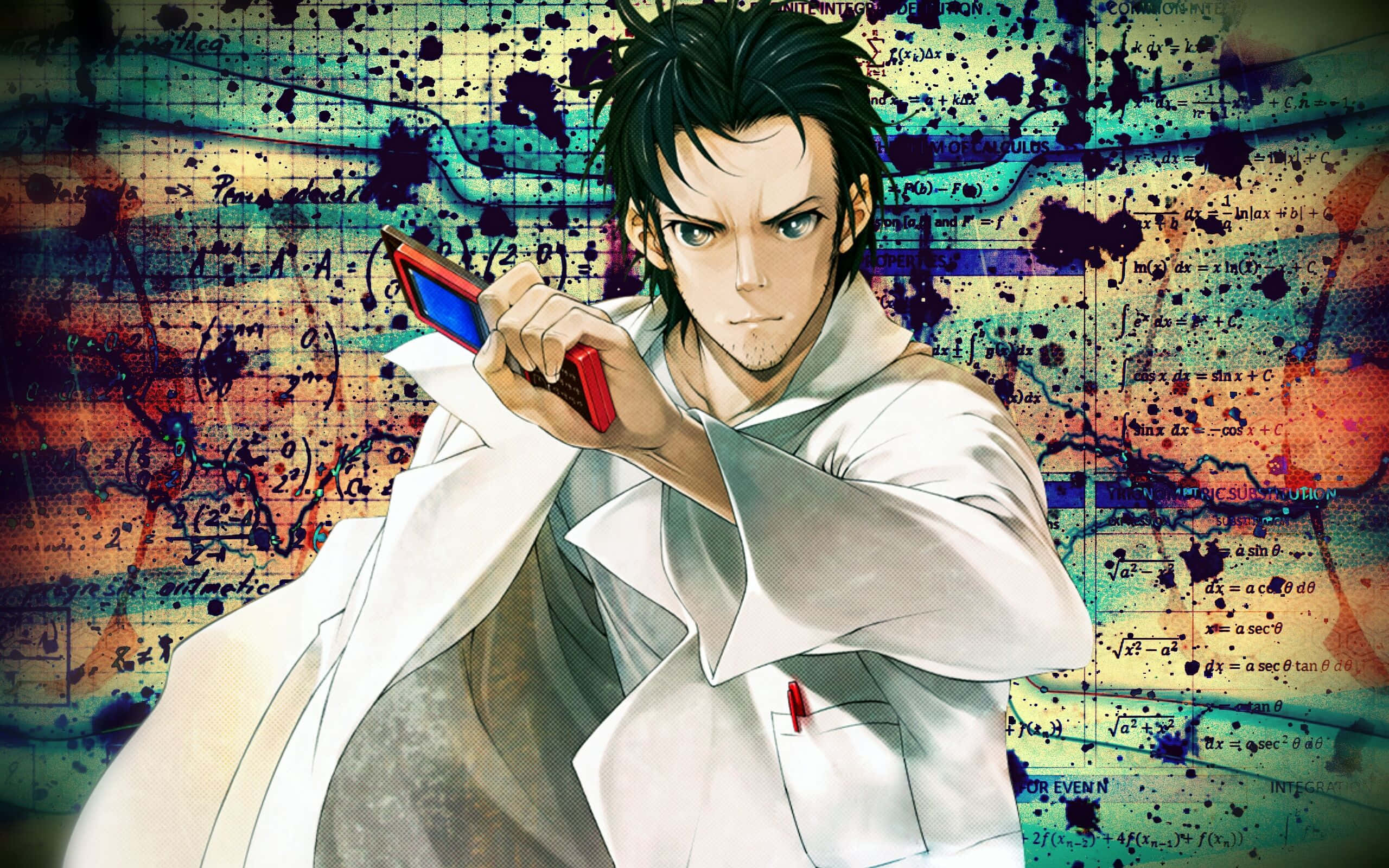 Rintaro Okabe - Den excentriske videnskabsmand fra Steins;Gate Wallpapers