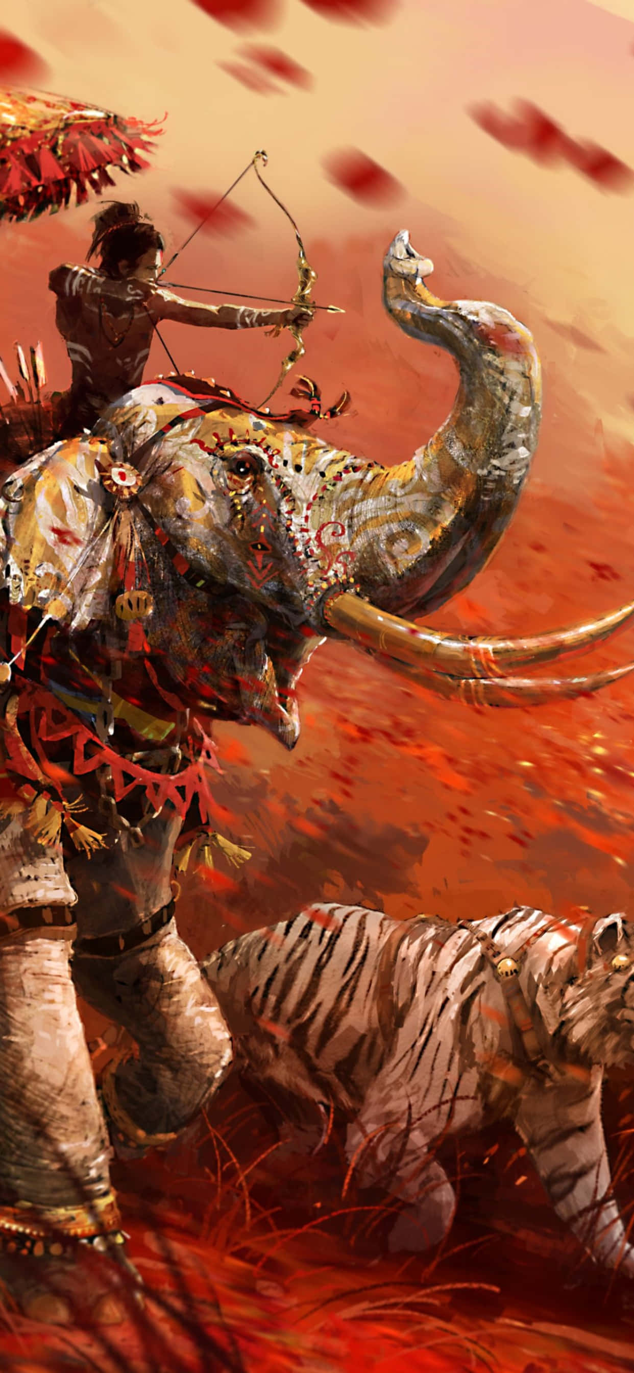 Riv gennem junglen i Far Cry 4 med iPhone Xs Max. Wallpapers