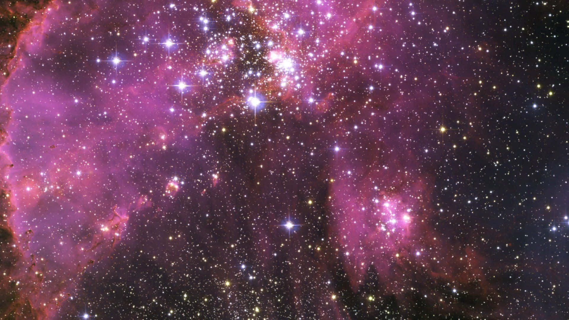 Ræk ud efter stjernerne med Purple Galaxy Wallpapers