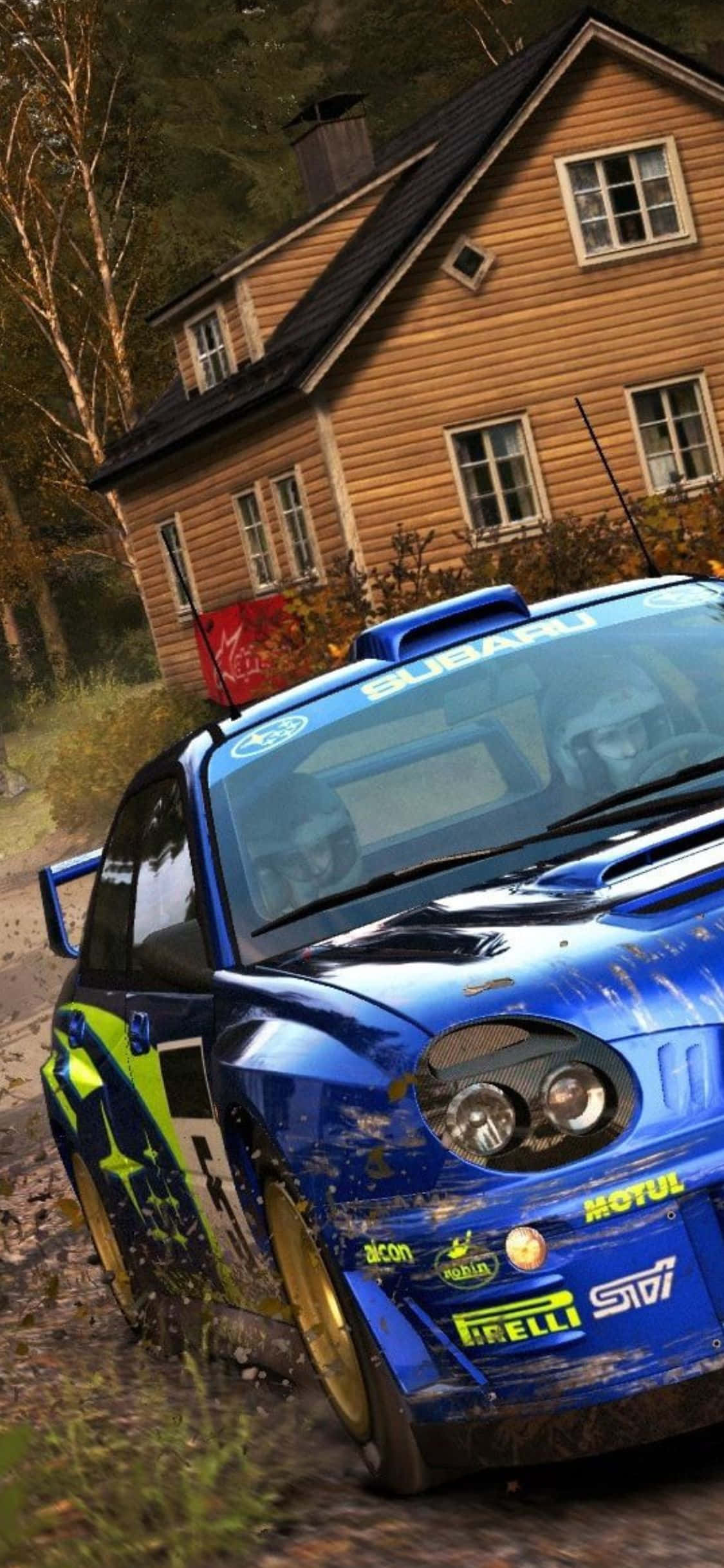 Road-Rage Eventyr i iPhone XS Dirt Rally Wallpapers