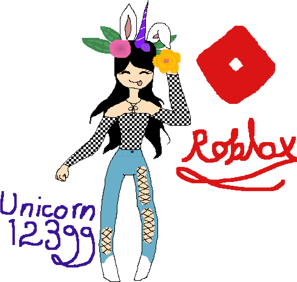 Roblox Enhjørning Avatar Kunst Wallpapers