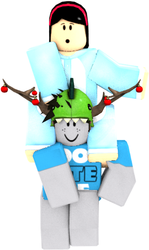 Roblox Karakter Festligt Outfit Rensdyrhat Wallpapers