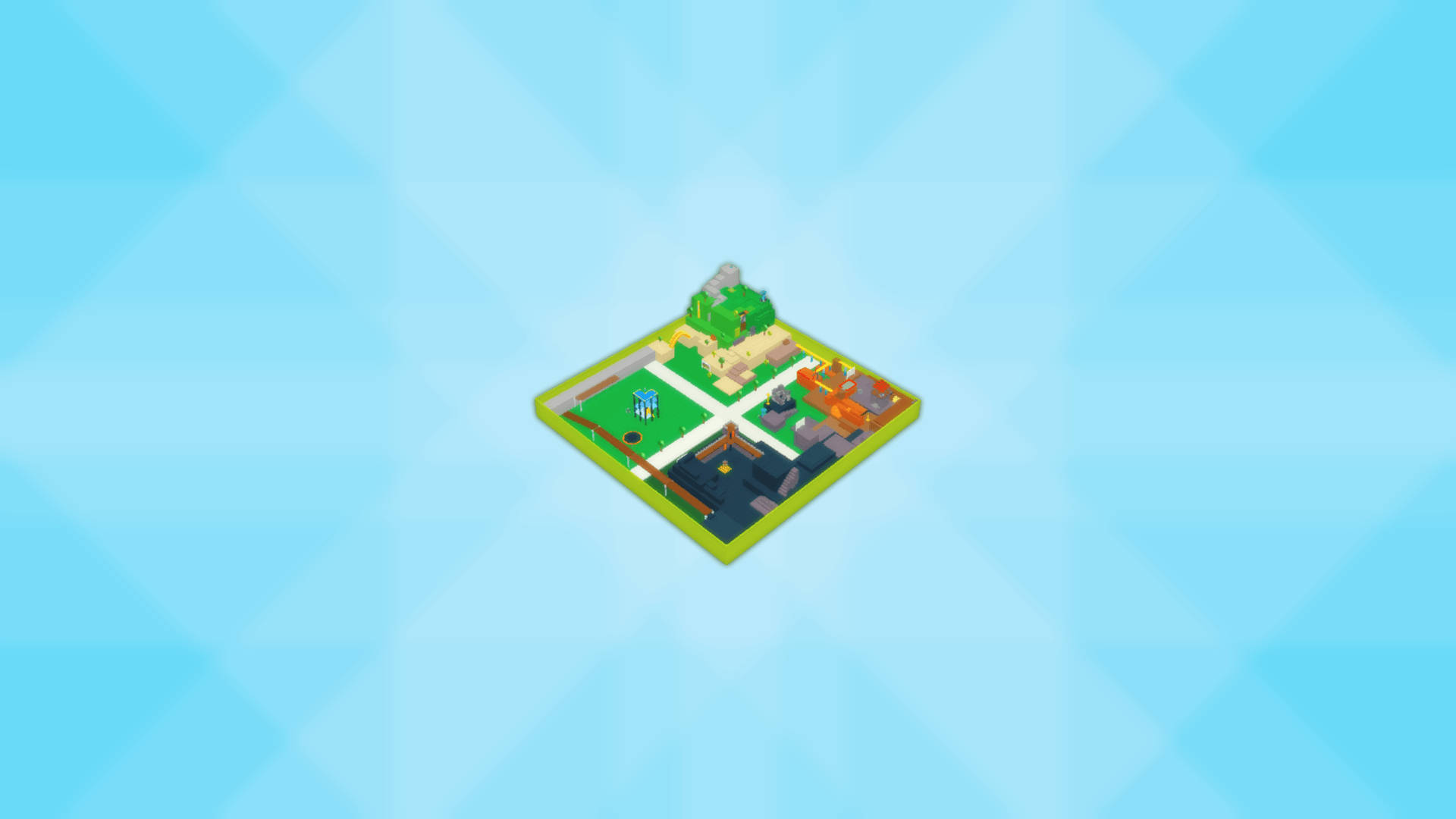 Zoom-ud baggrundsbillede af knudepunkt i videospillet Roblox. — Roblox Wallpapers