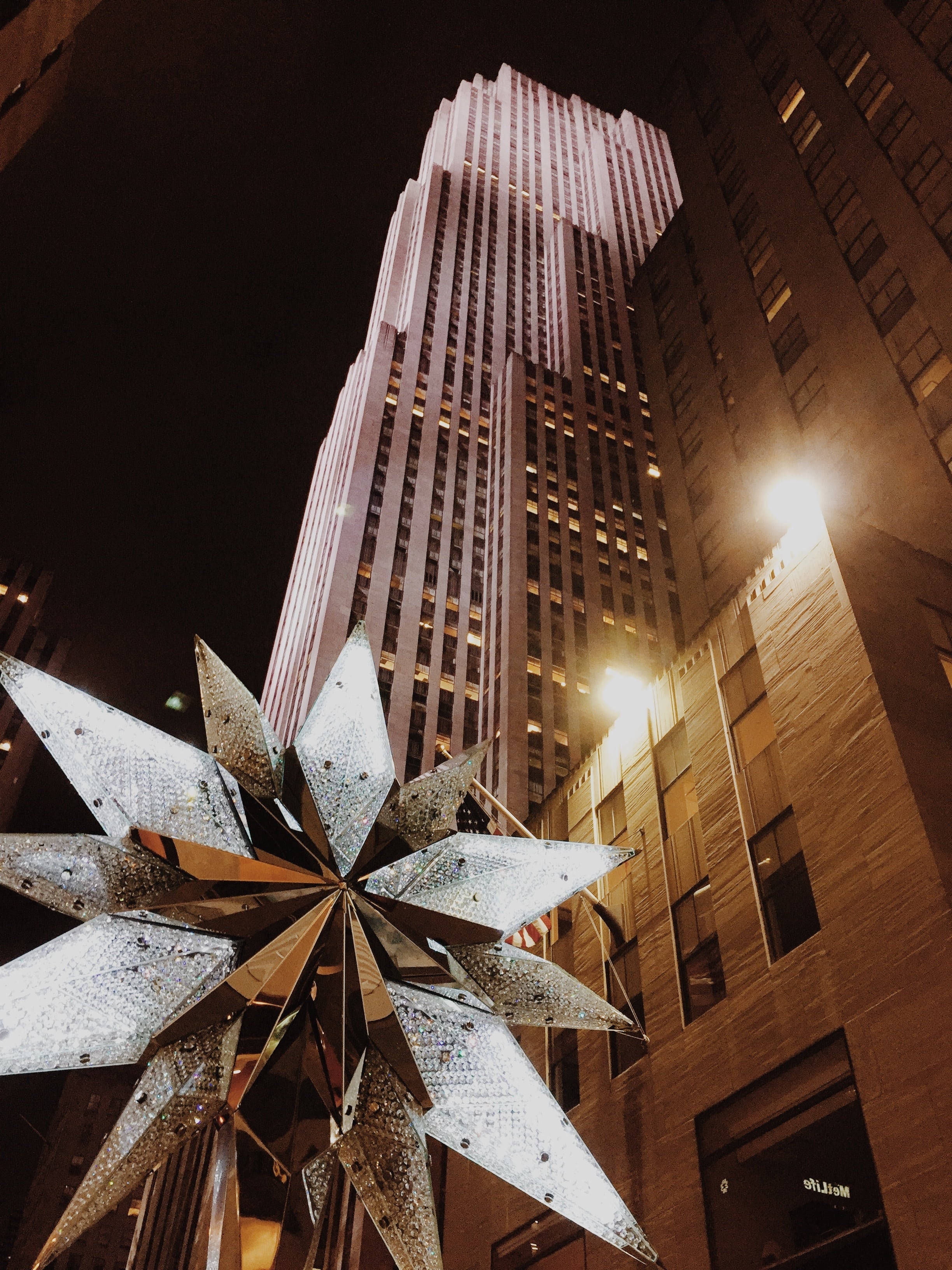 Rockefeller Center Stjerne til Telefon Wallpapers