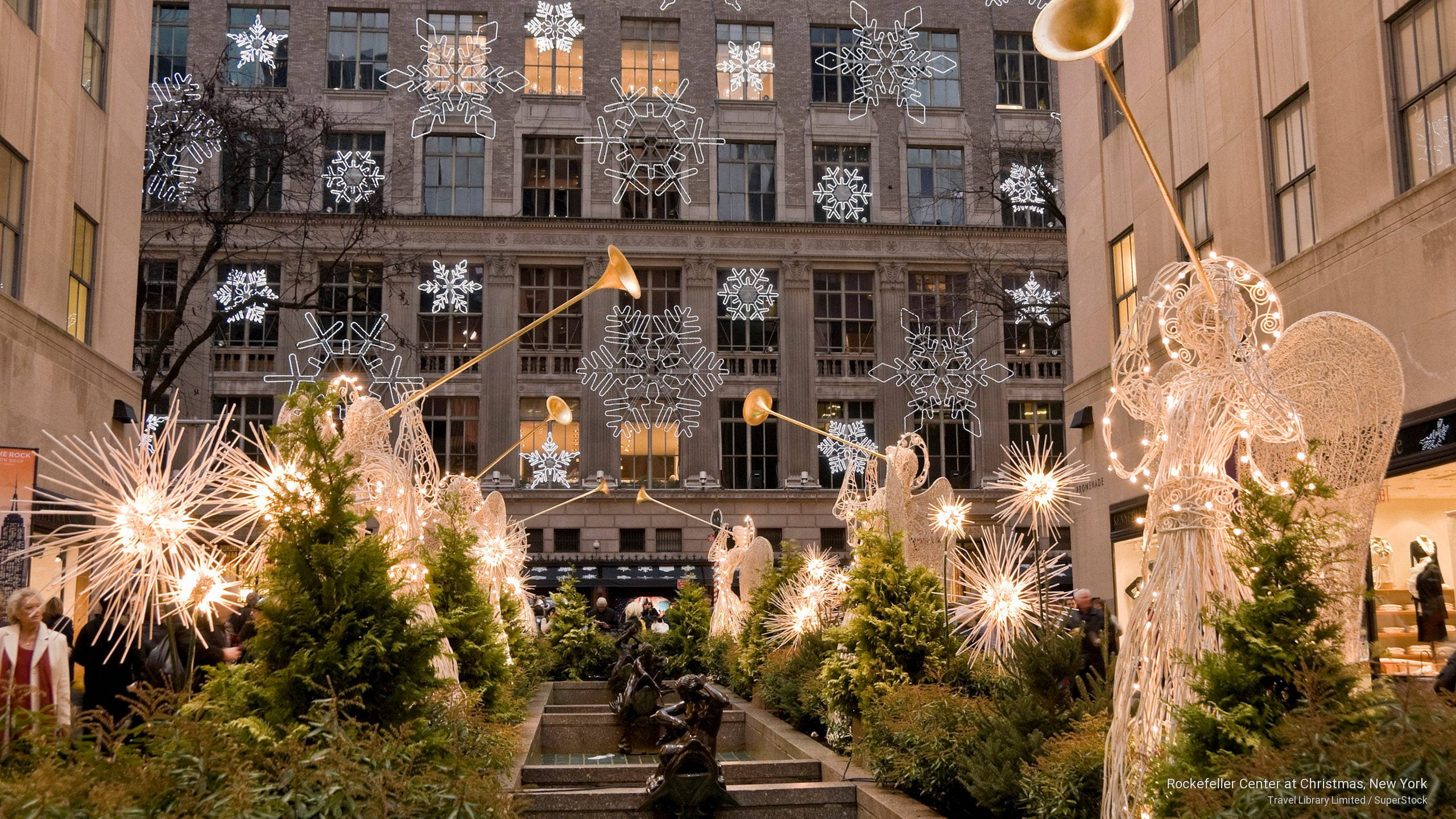 Rockefeller Center julepynt Wallpapers