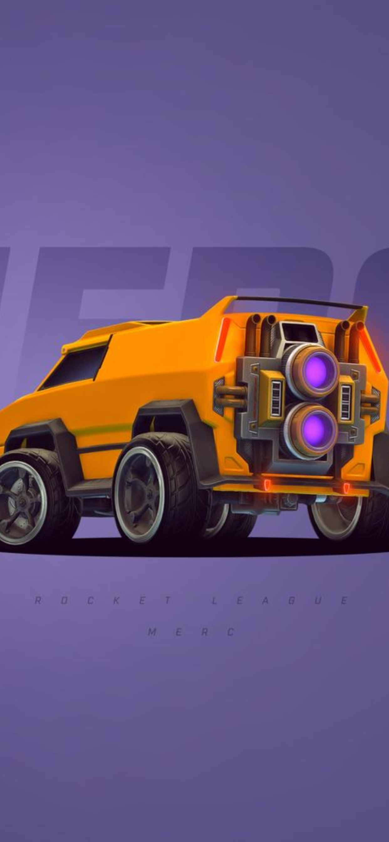 Rocket League gaming drevet af en iPhone XS Max Wallpapers