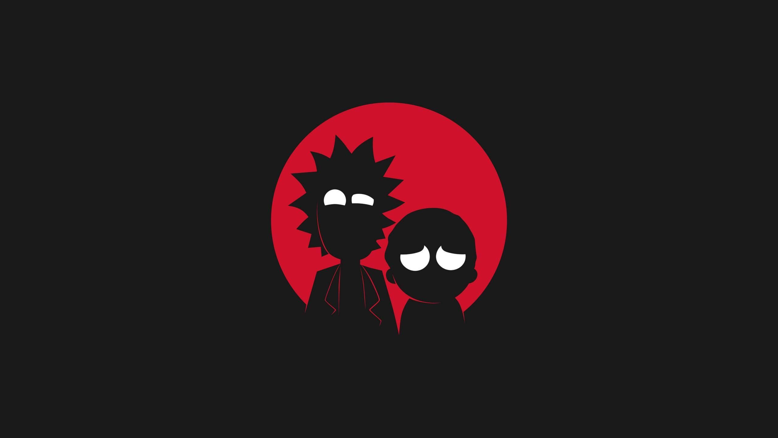 Rød Dope Rick og Morty Wallpapers