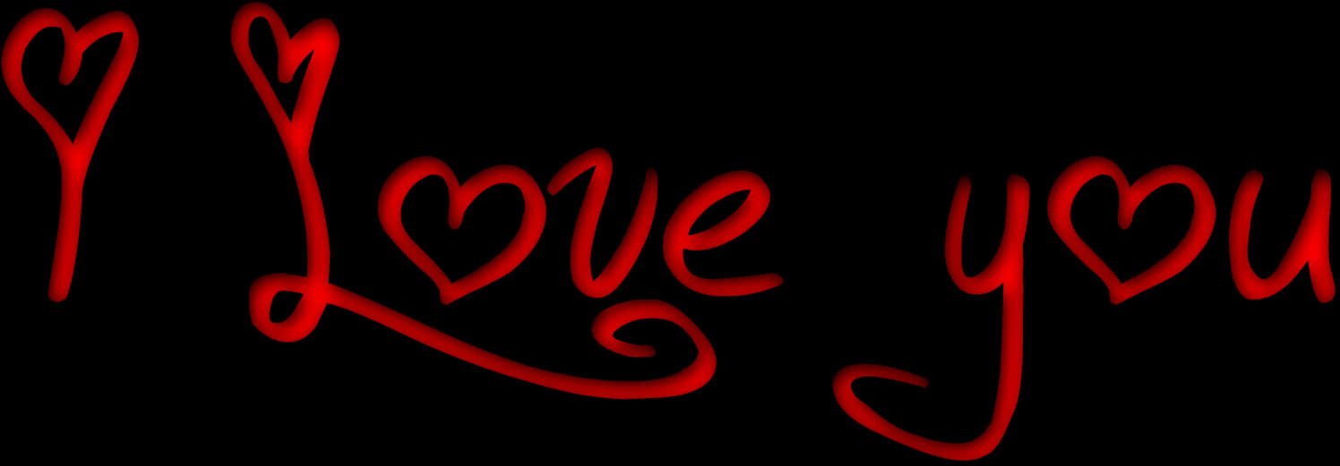 Rød kærligheds kalligrafi Wallpapers