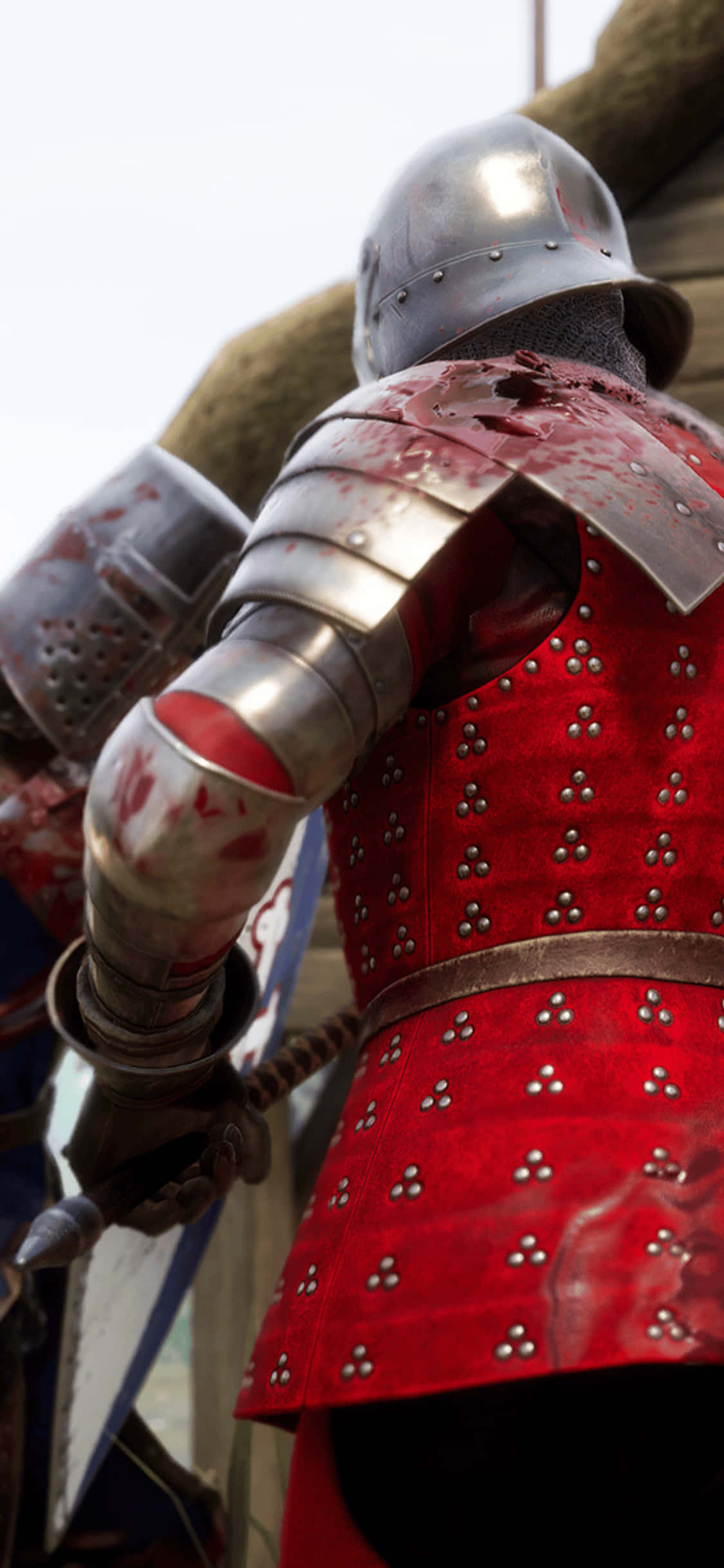 Rød Kriger iPhone Xs Mordhau Baggrund Wallpapers