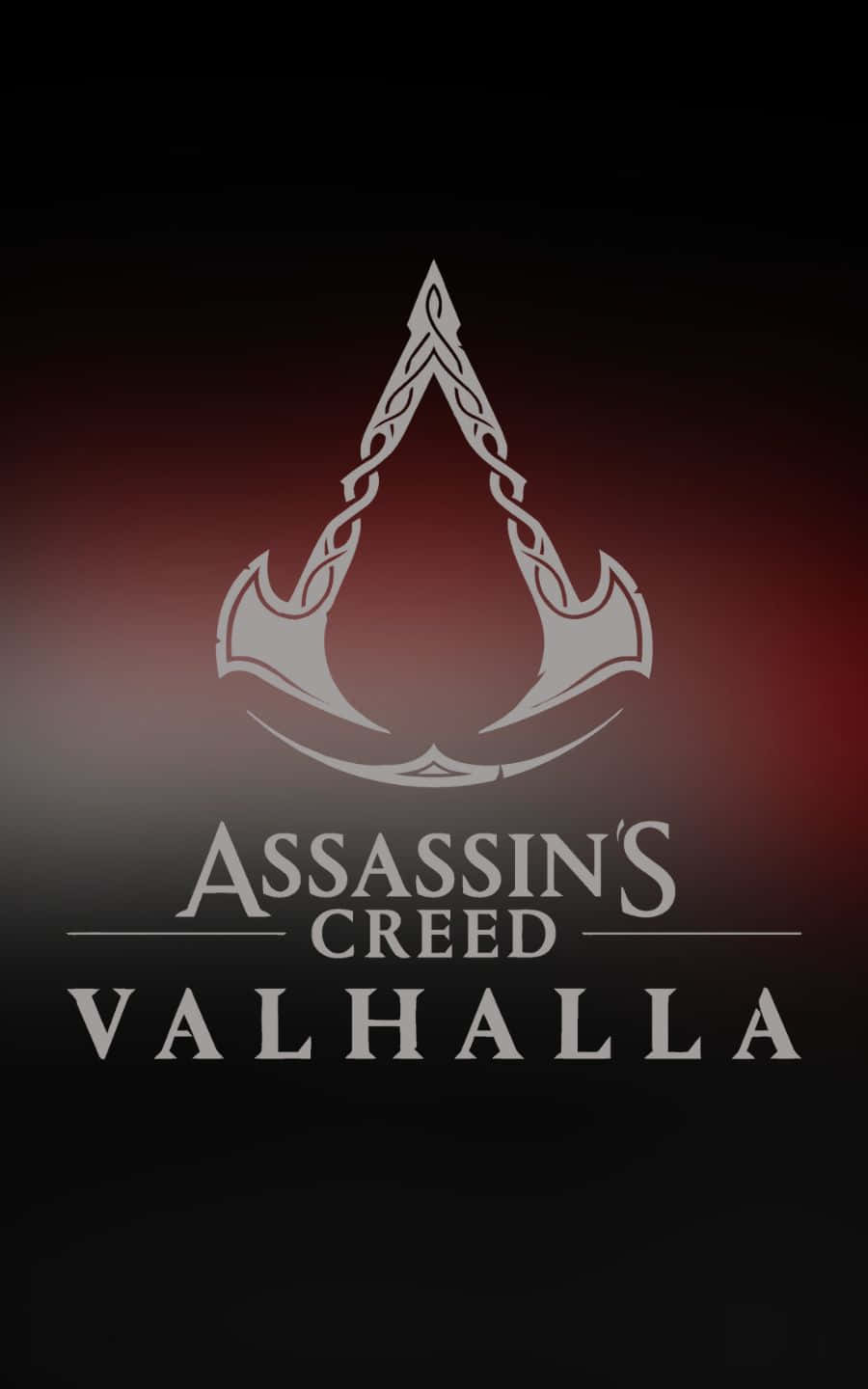 Rød og Sort 1440p Assassin's Creed Valhalla Baggrund Wallpapers