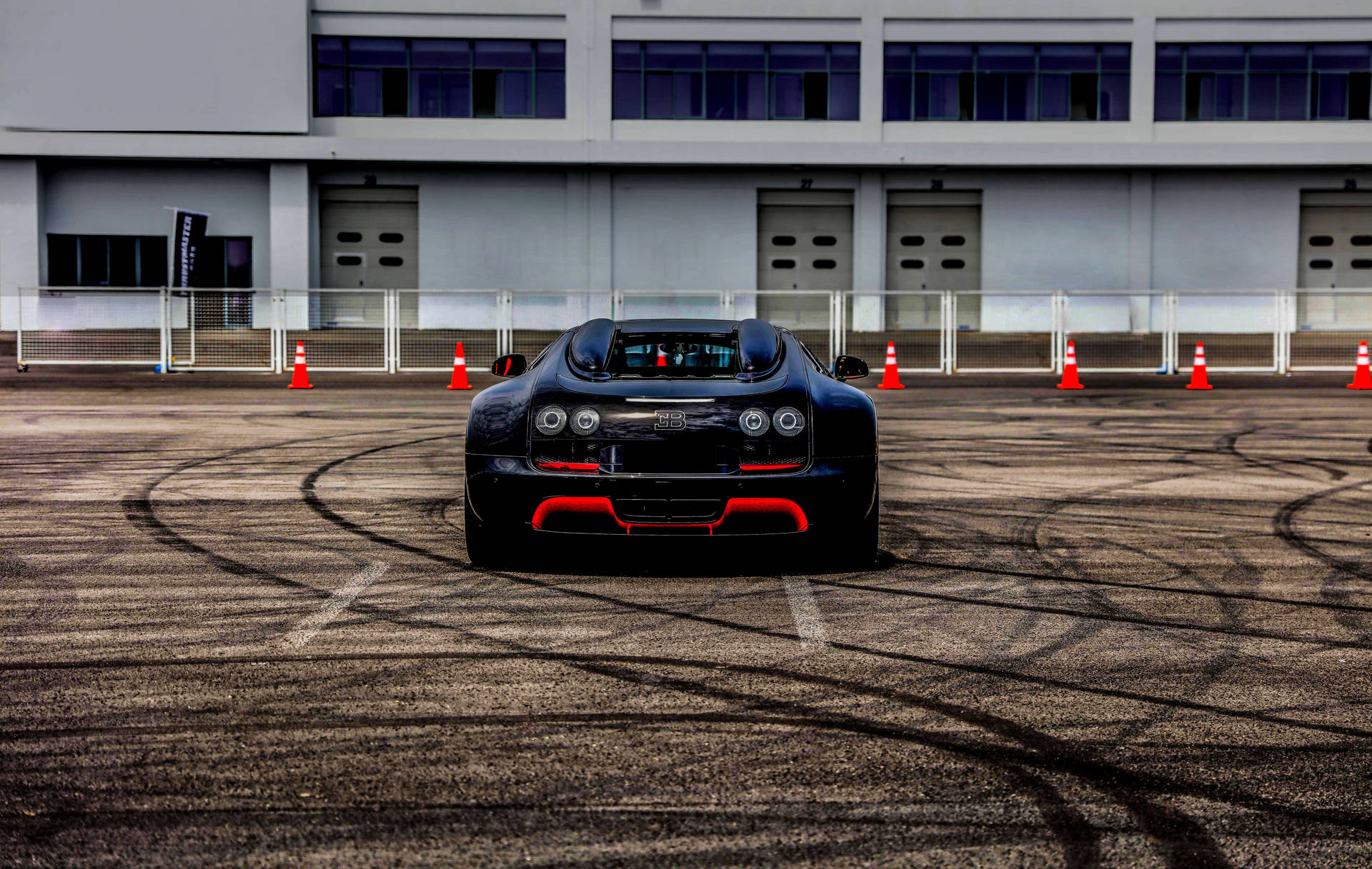Rød-sort Bugatti Veyron wallpaper — Bugatti Wallpapers