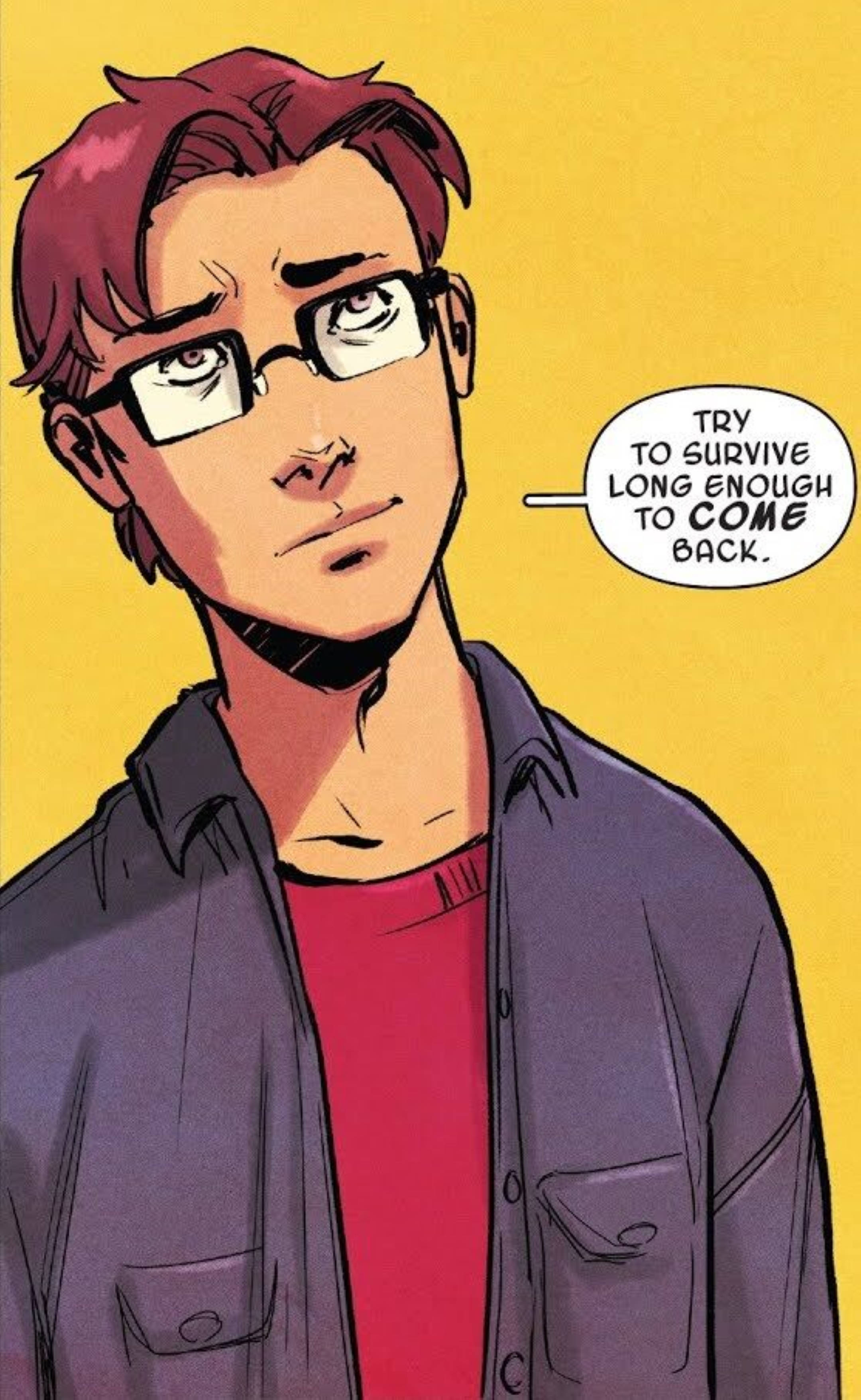 Rødhåret Peter Parker Tegneseriekunst Wallpapers