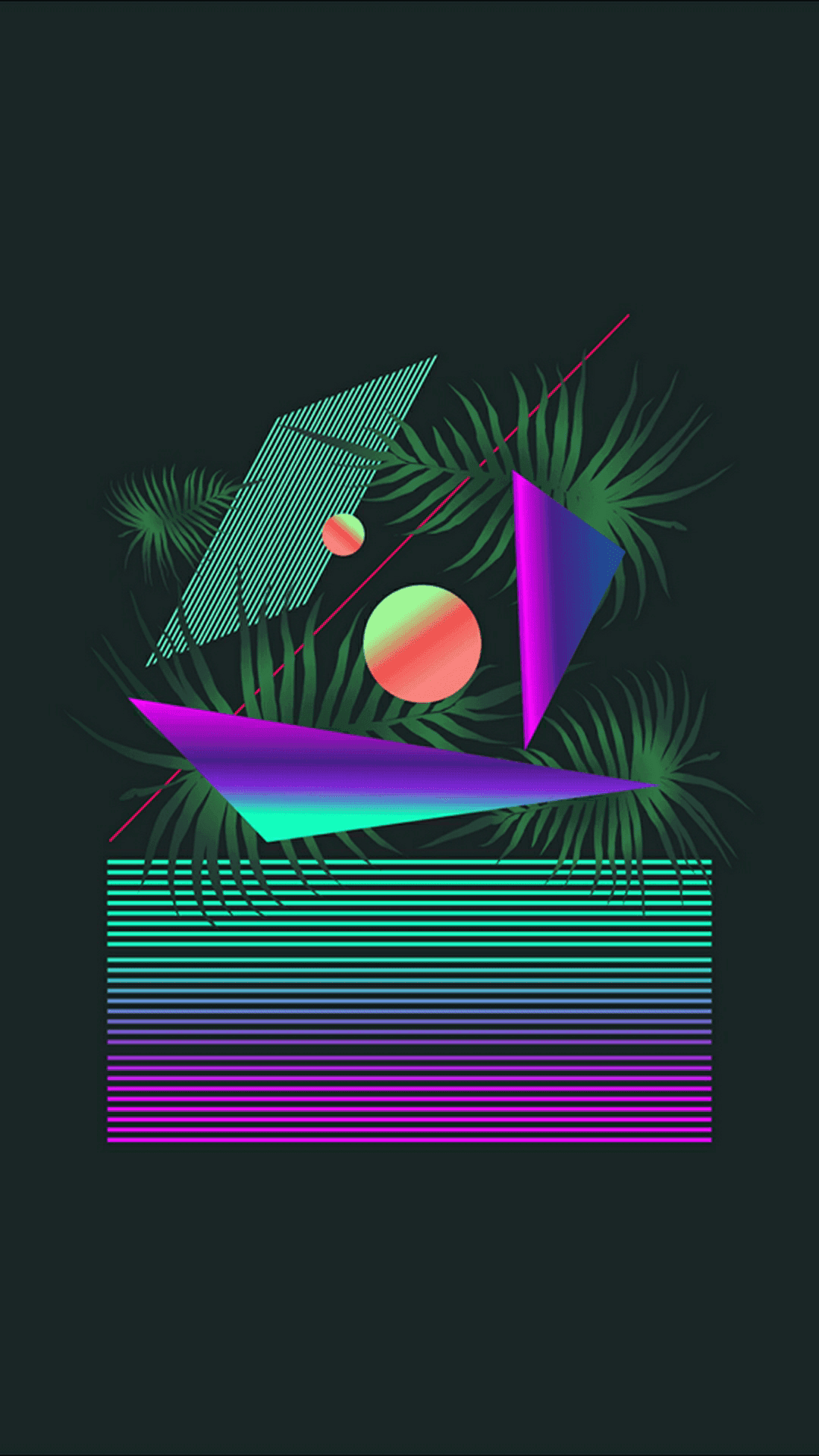 Rolig Mørkegrøn Skovæstetik Wallpapers