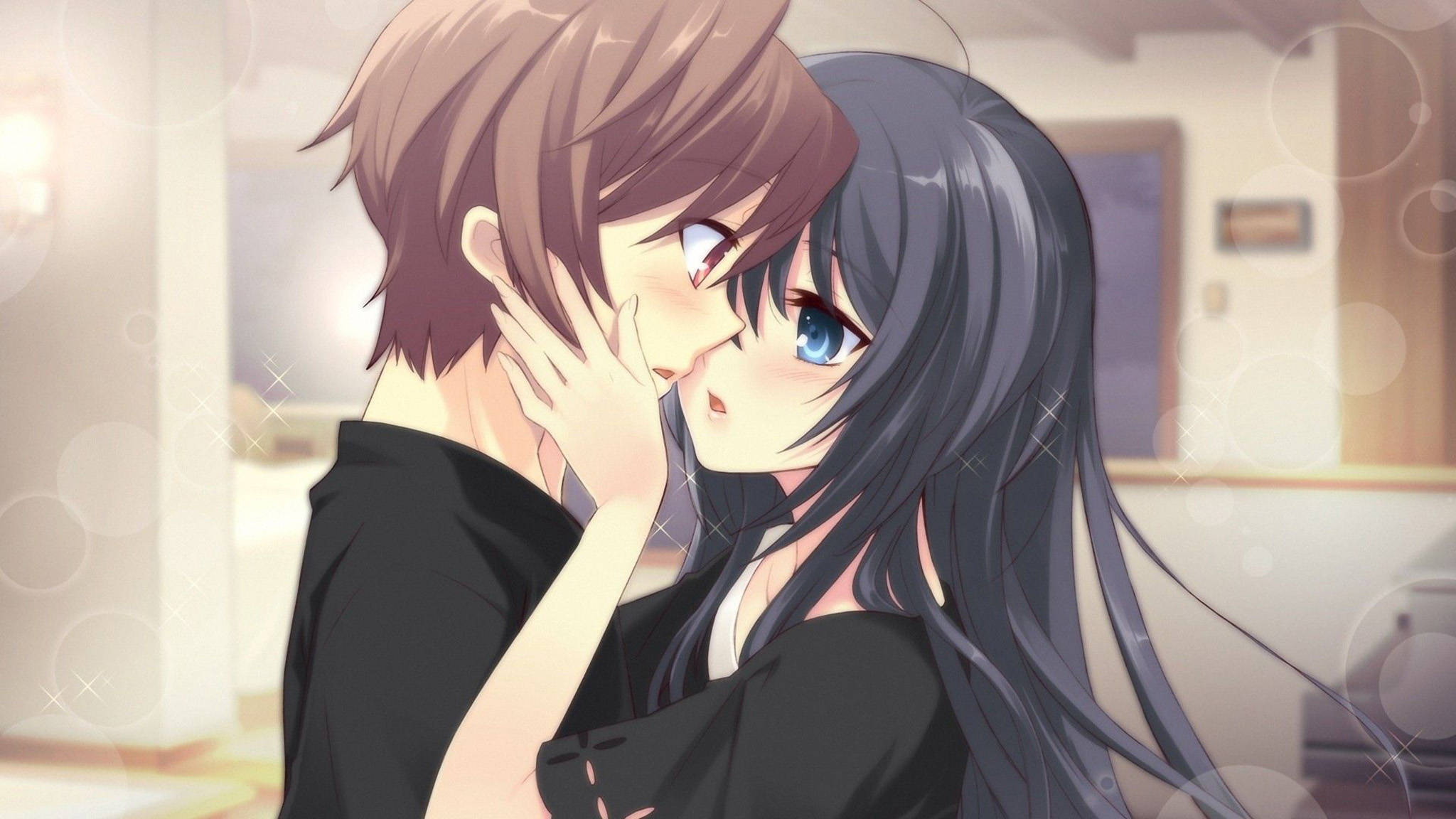 Romantisk anime lesbisk Wallpapers