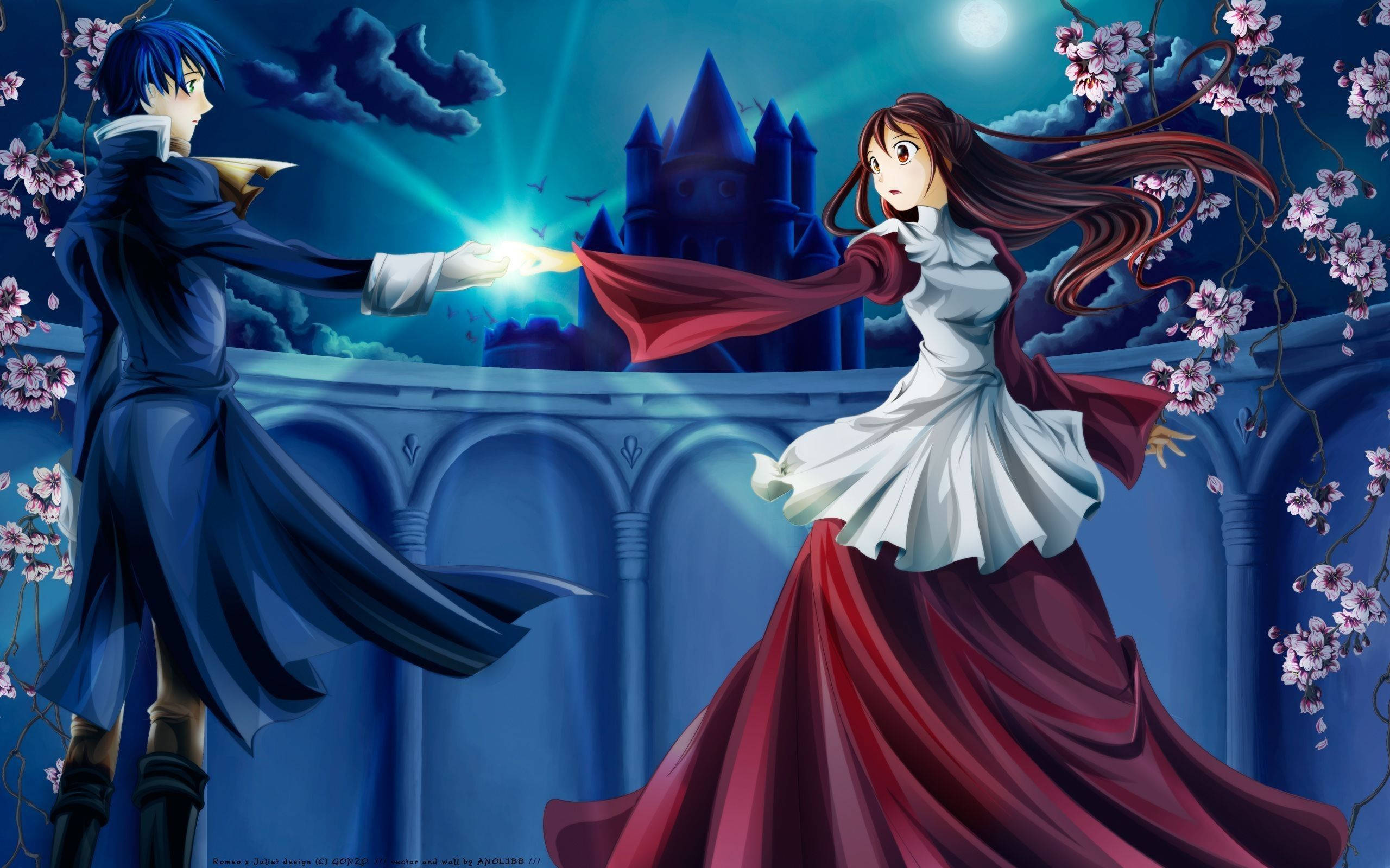 Romeo og Julie anime dans Wallpapers