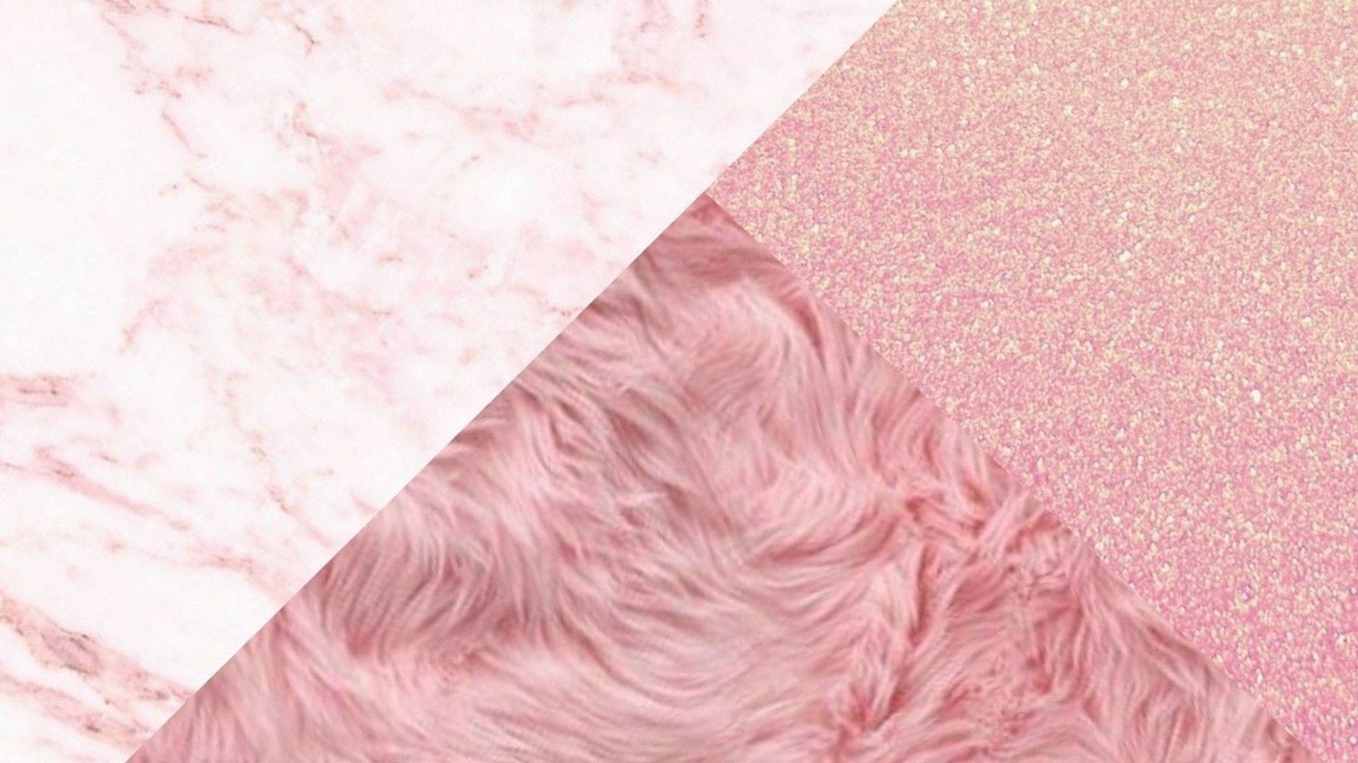 Rosaguld æstetisk marmordesign Wallpapers