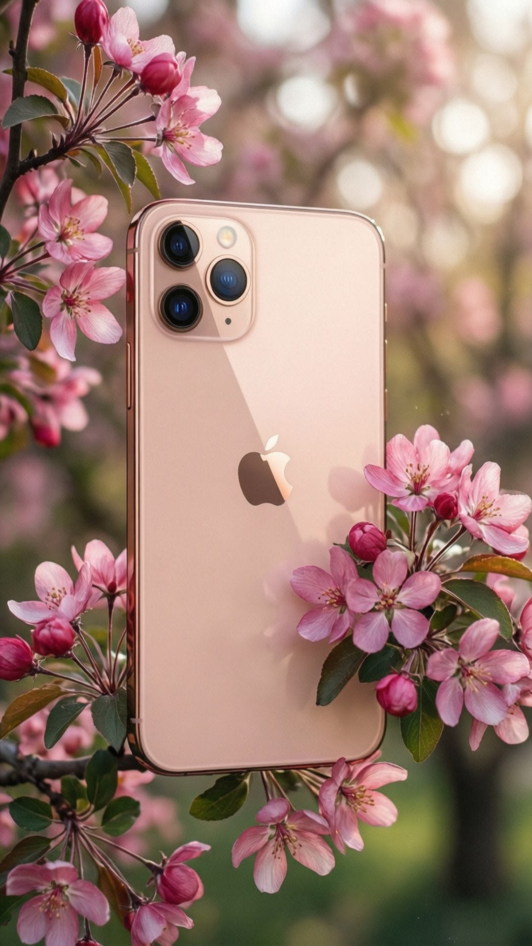 Roséguld Blomst Wallpapers