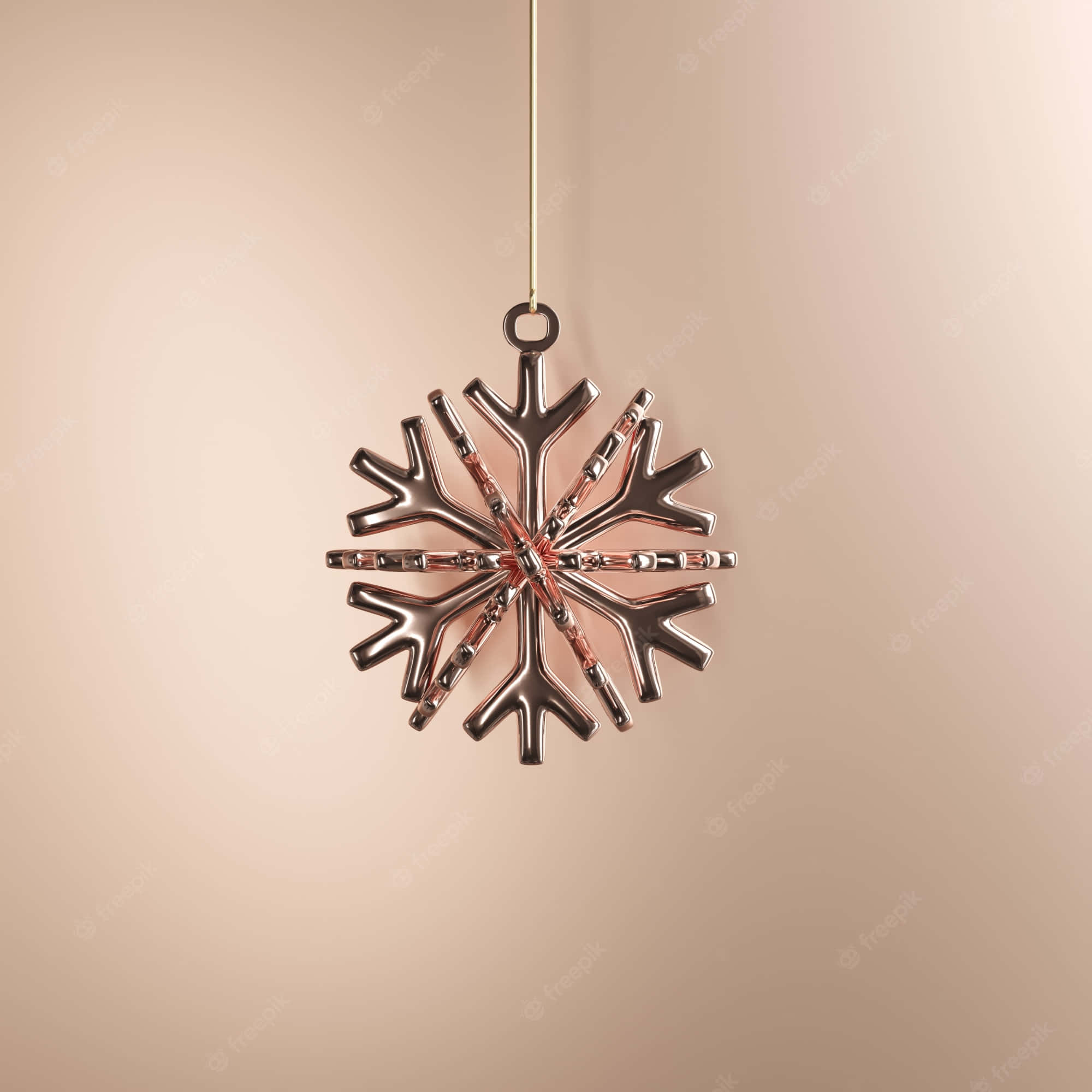 Roseguld julesnefnug Wallpapers