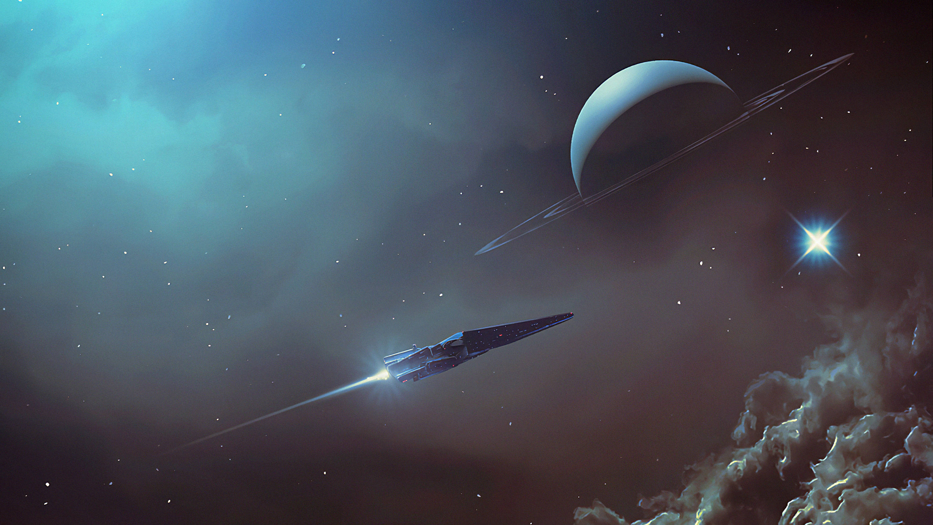 Rumskib 2560x1440 Wallpapers