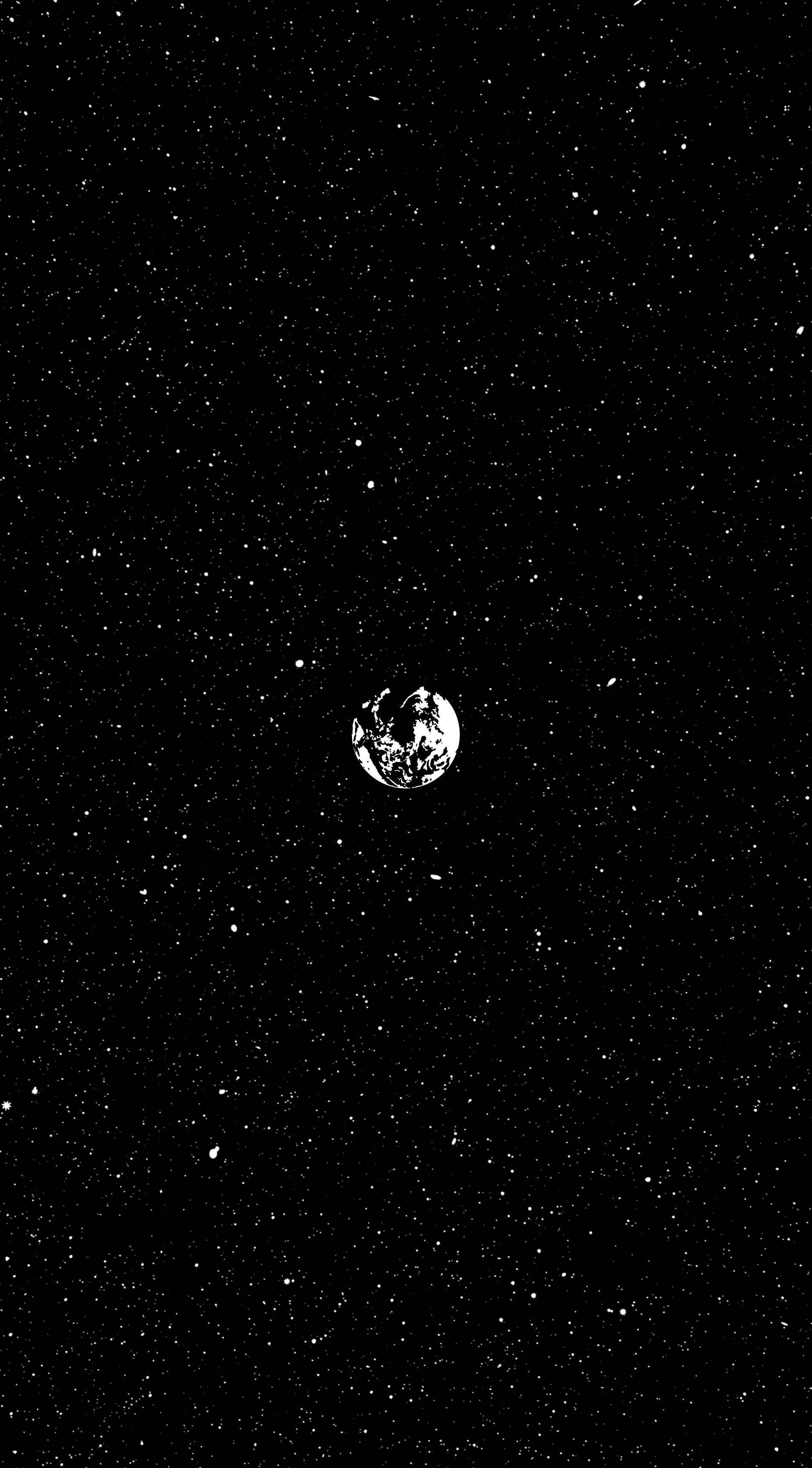 Rumæstetik minimalistisk planet Wallpapers